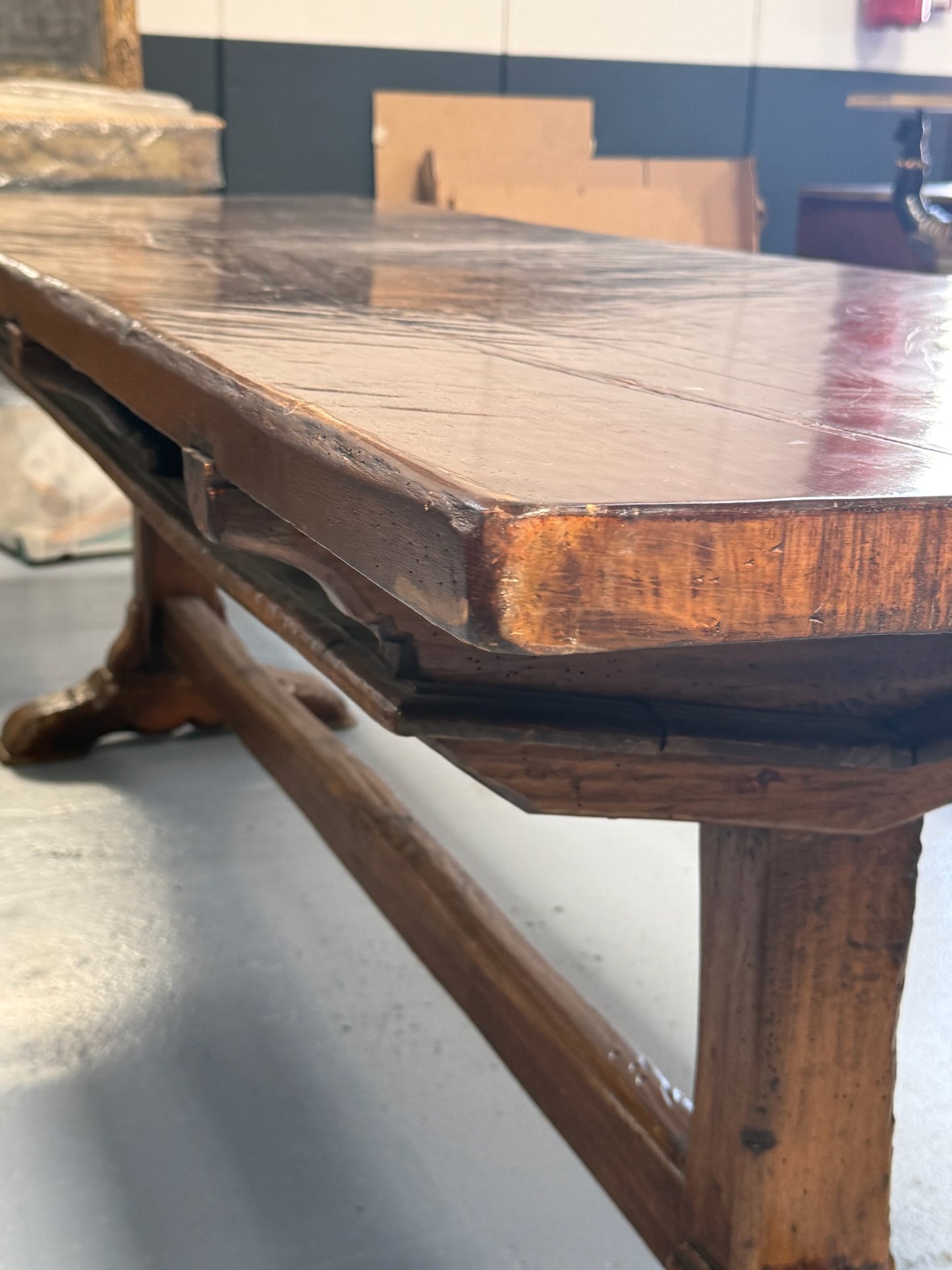 Italian Walnut Farm Table