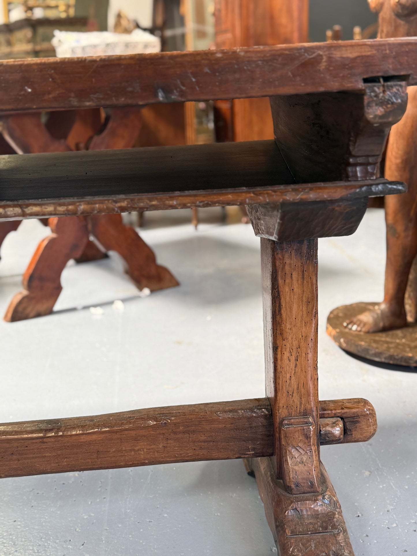 Italian Walnut Farm Table