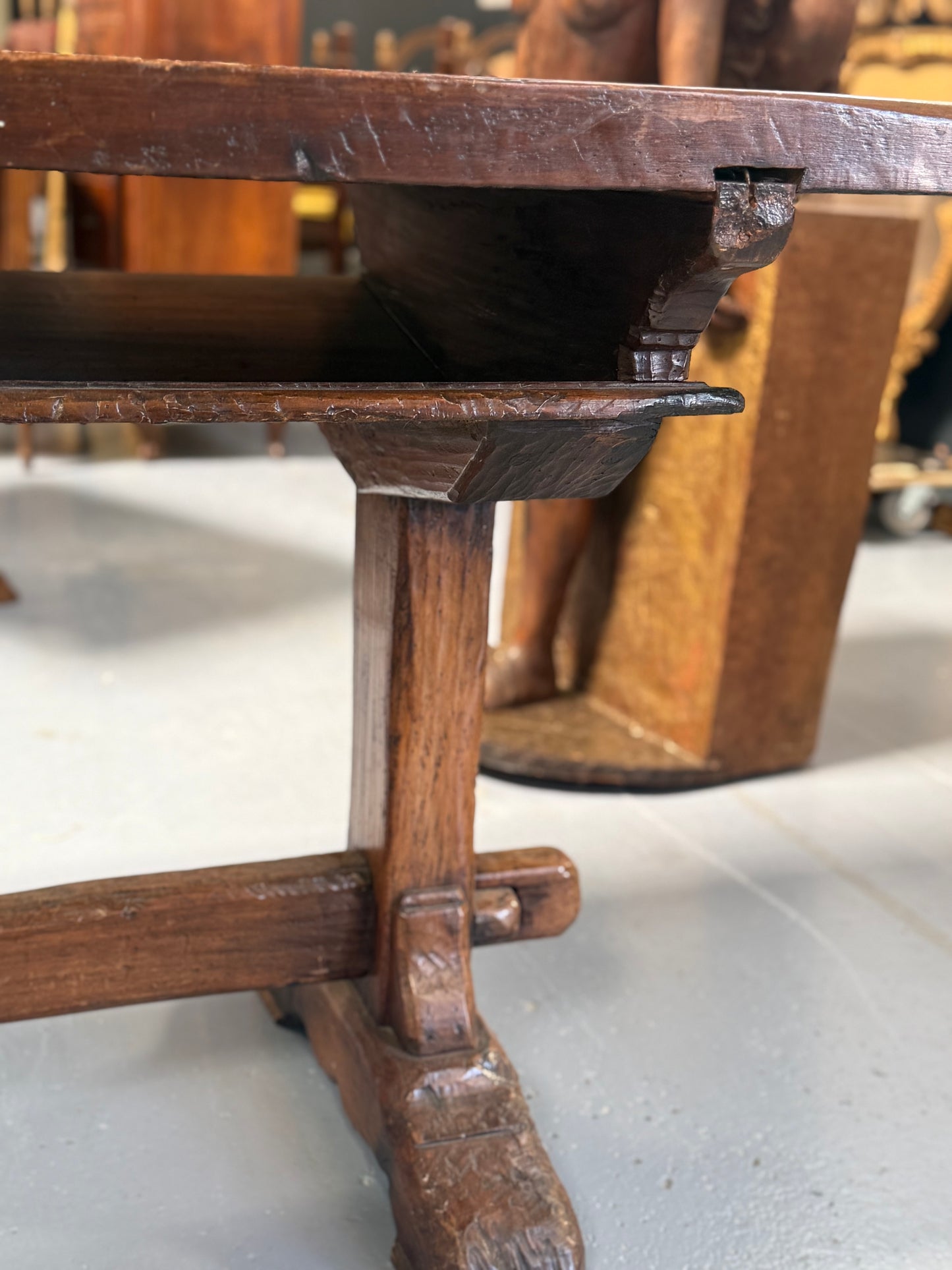 Italian Walnut Farm Table