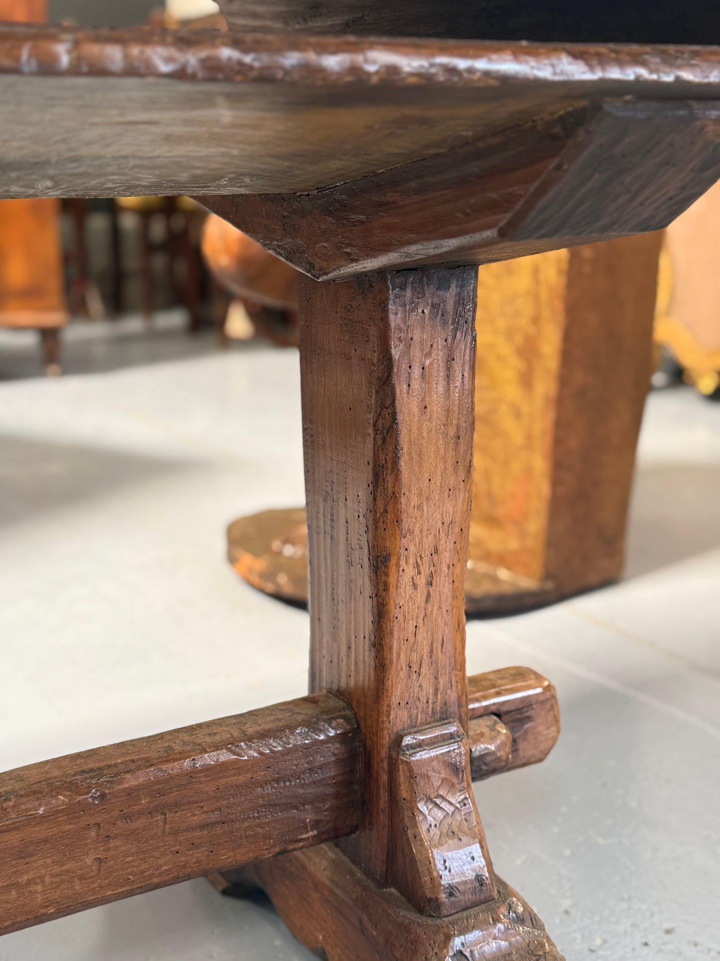 Italian Walnut Farm Table