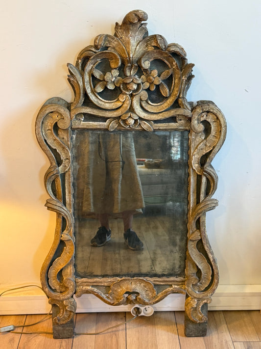 French Carved Mirror - 18th Century