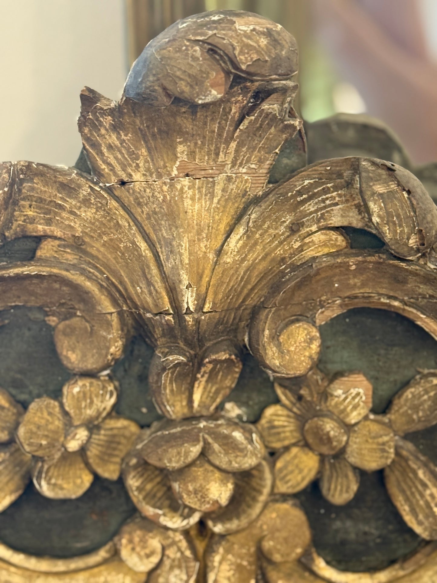 French Carved Mirror - 18th Century