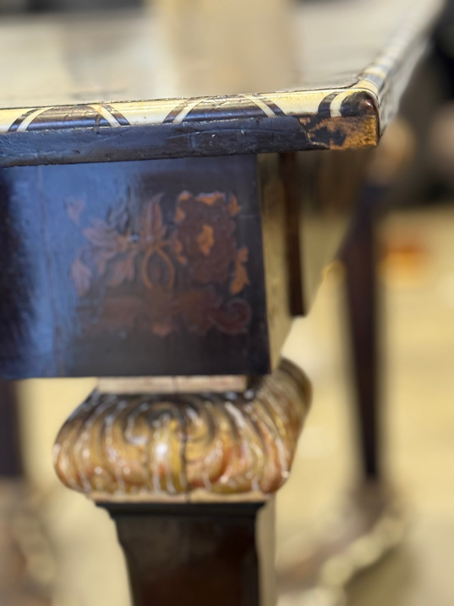 Italian Inlay Table 19th Century