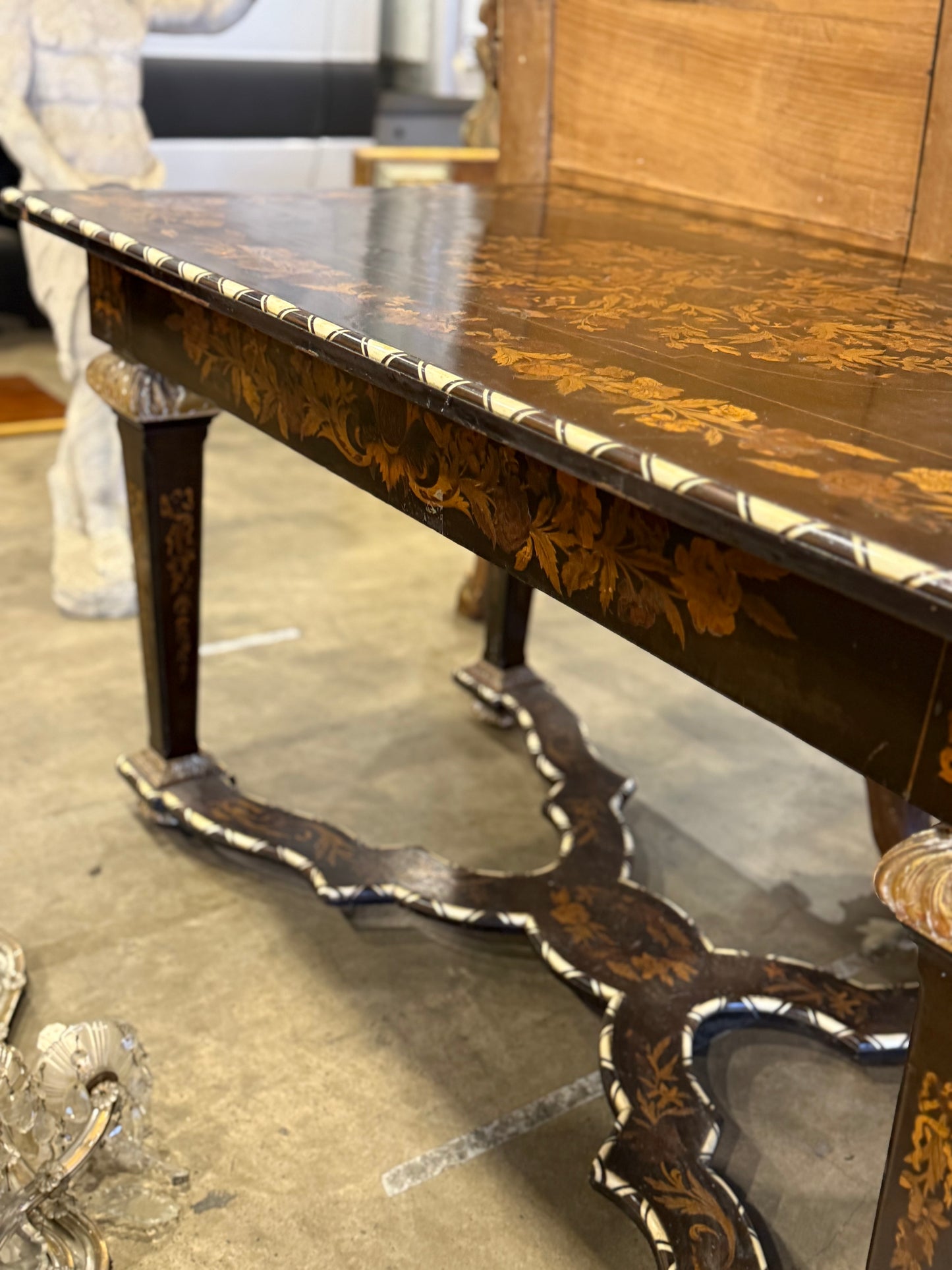 Italian Inlay Table 19th Century