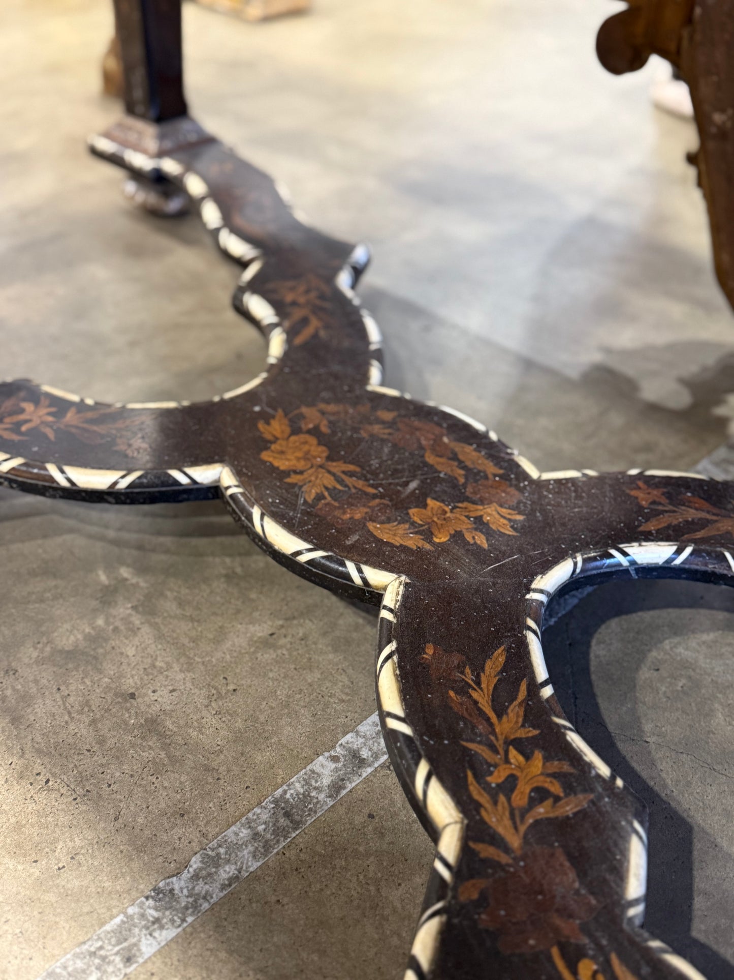 Italian Inlay Table 19th Century