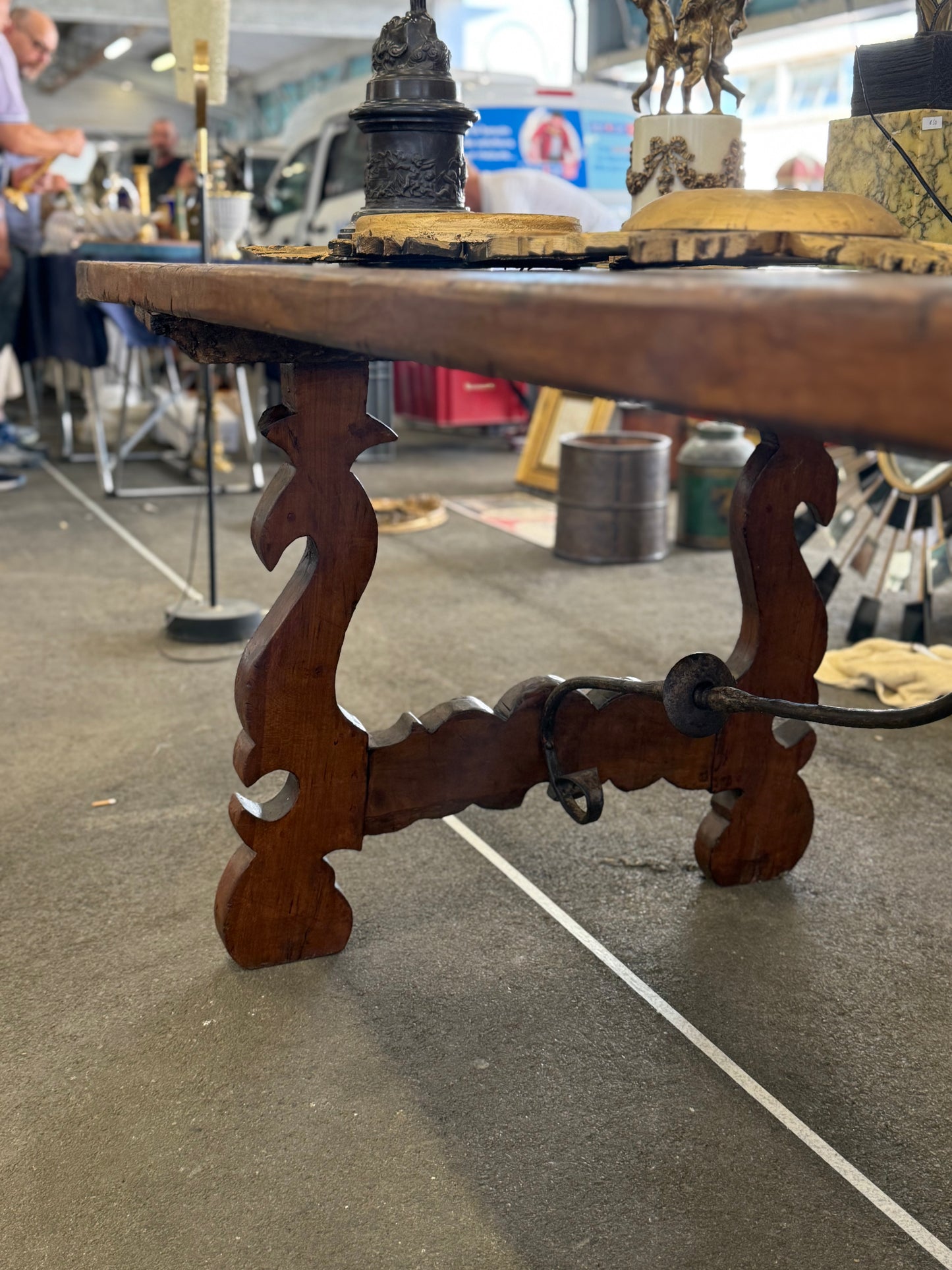 French Walnut Farm Table