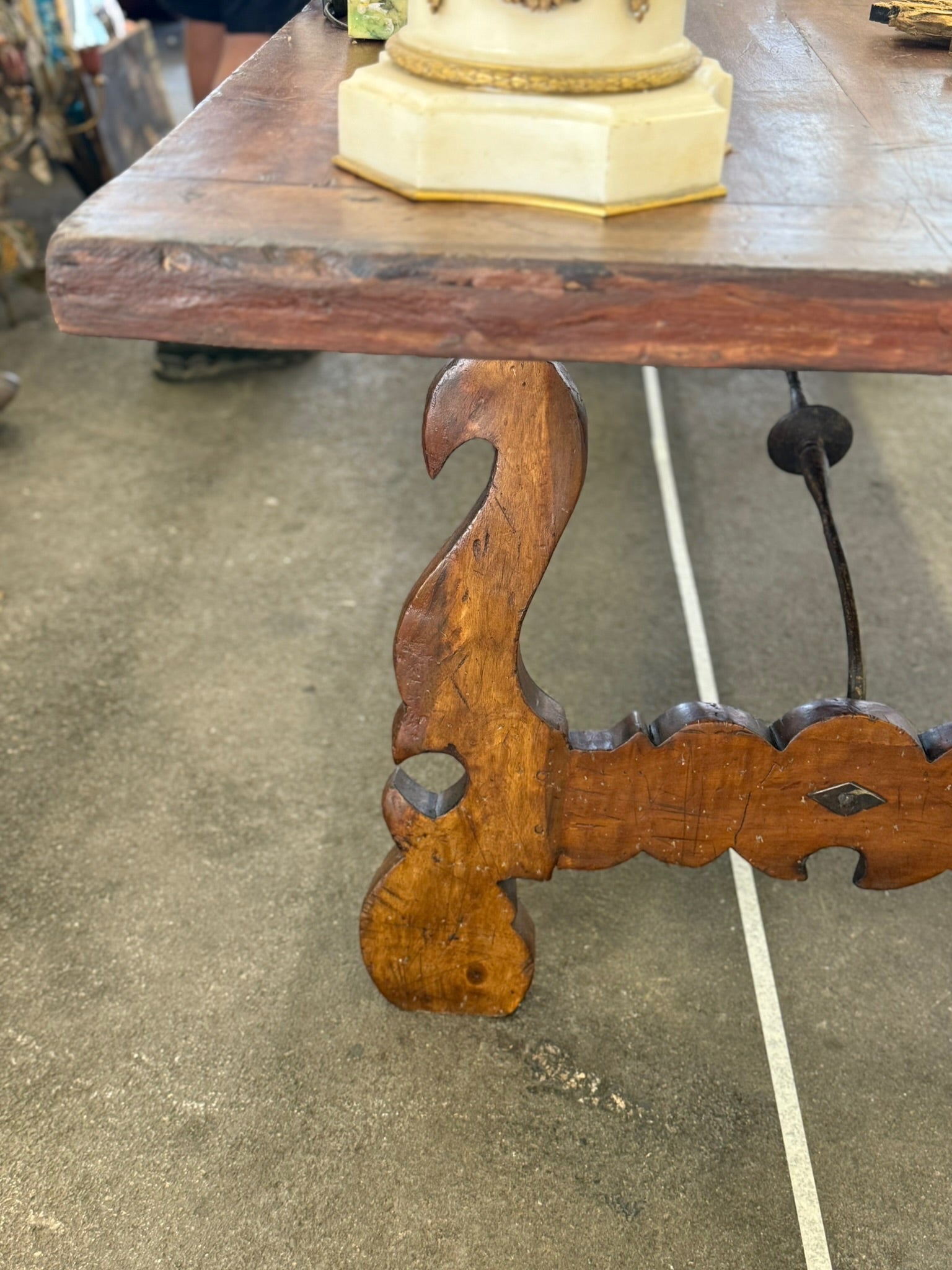 French Walnut Farm Table