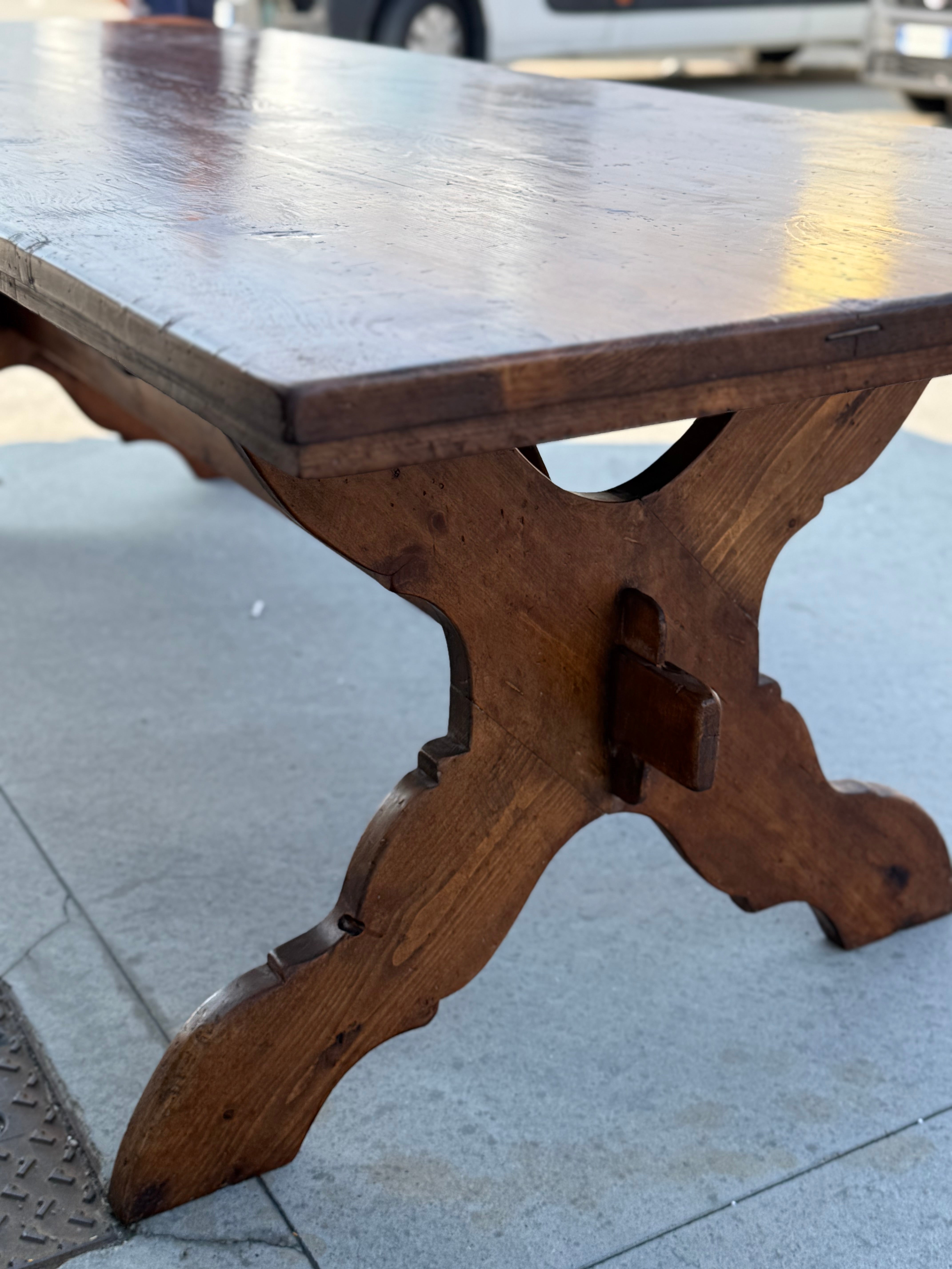 Italian Walnut Farm Table c1860