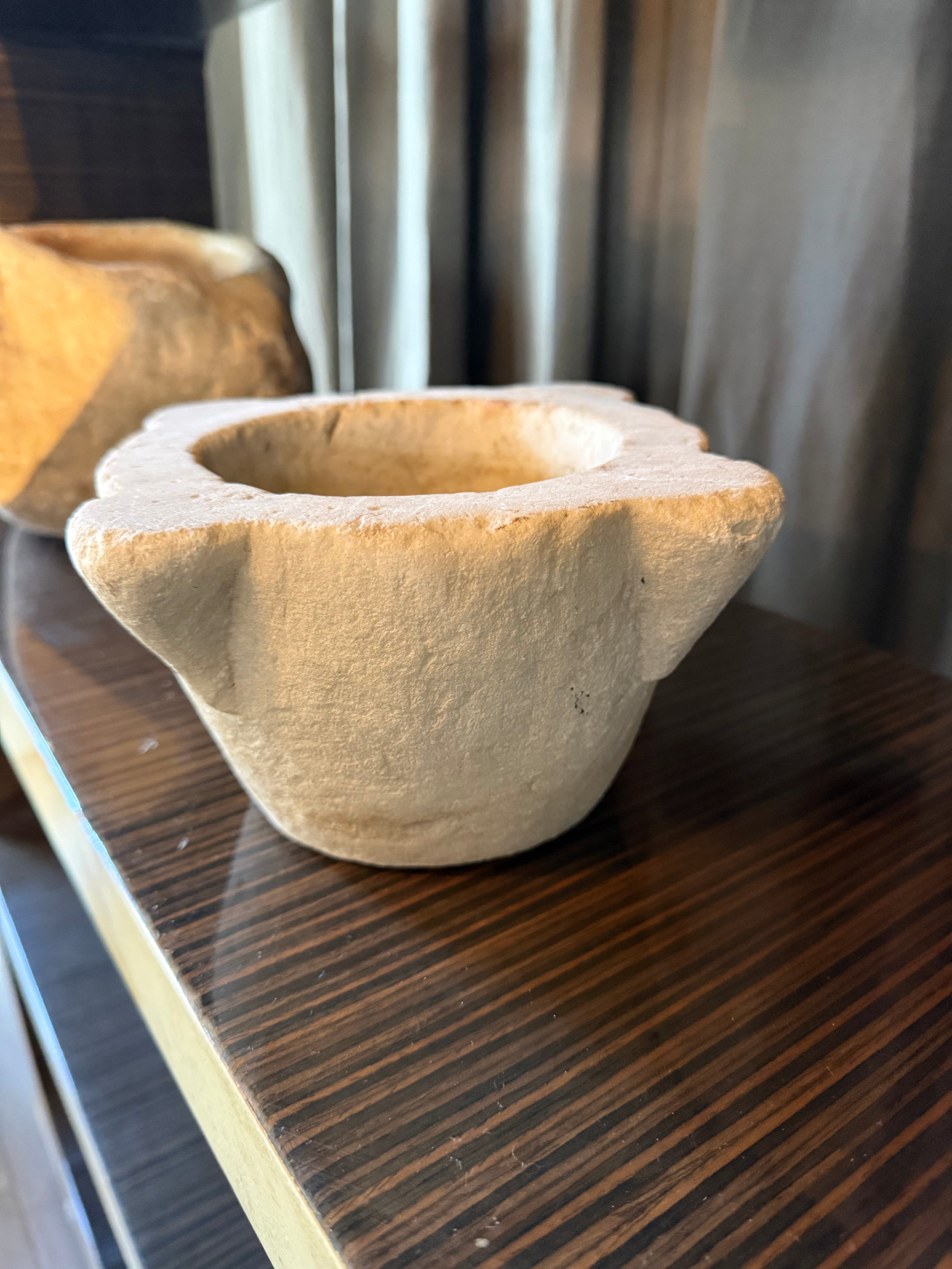 17th Century Italian Stone Mortar -Small