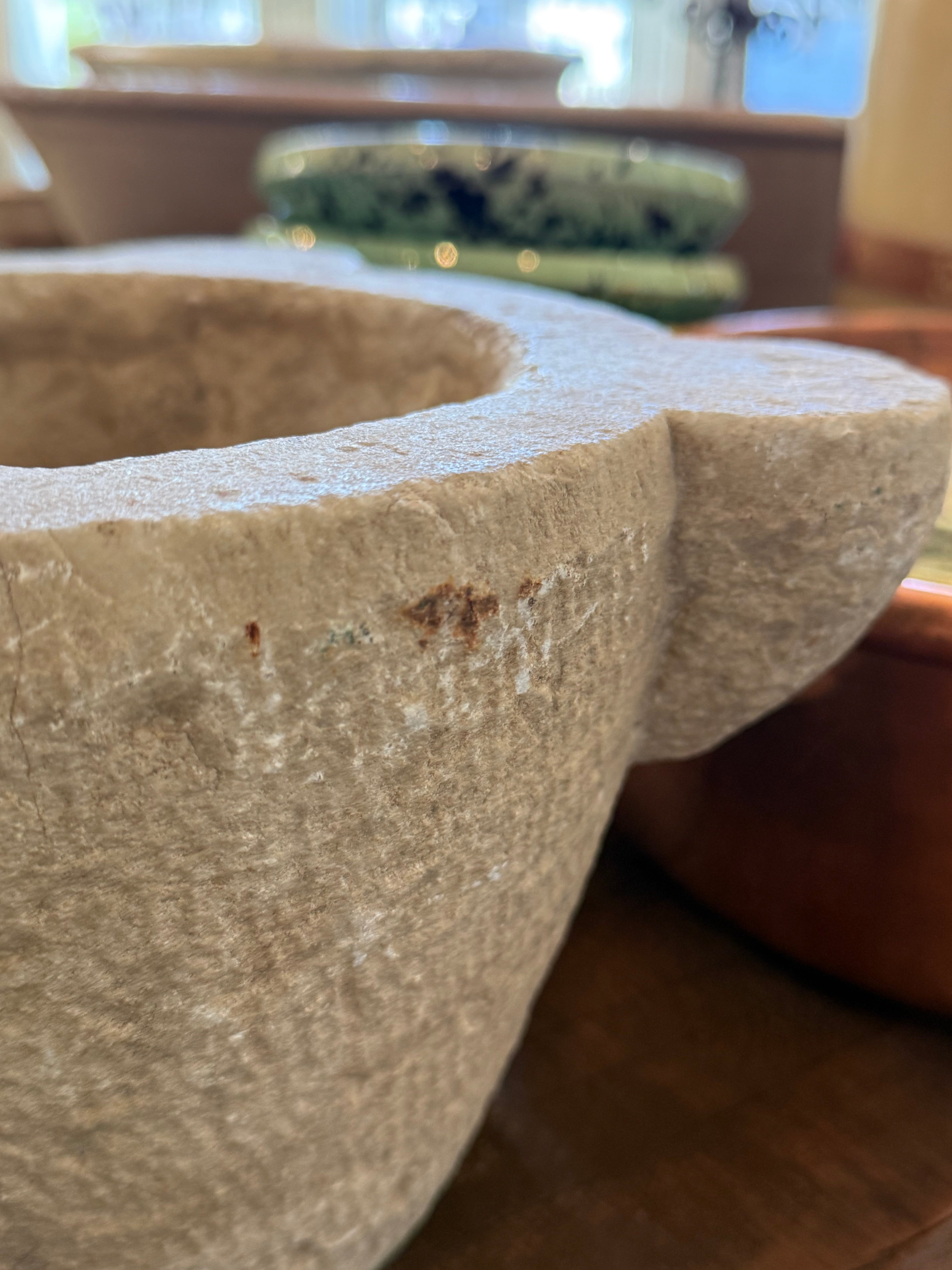 17th Century Italian Stone Mortar