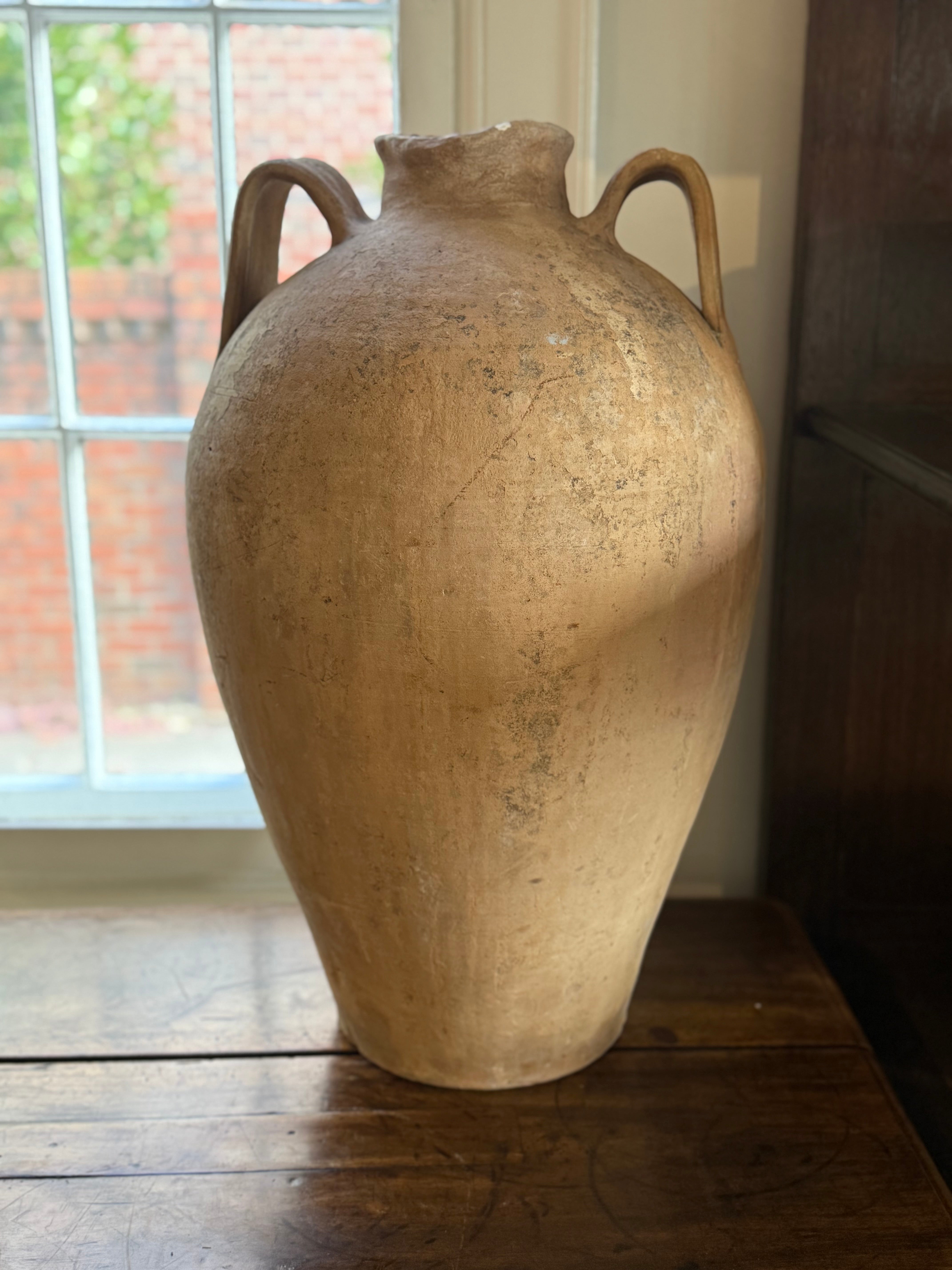 Italian Terracotta Orcio - Two Handle