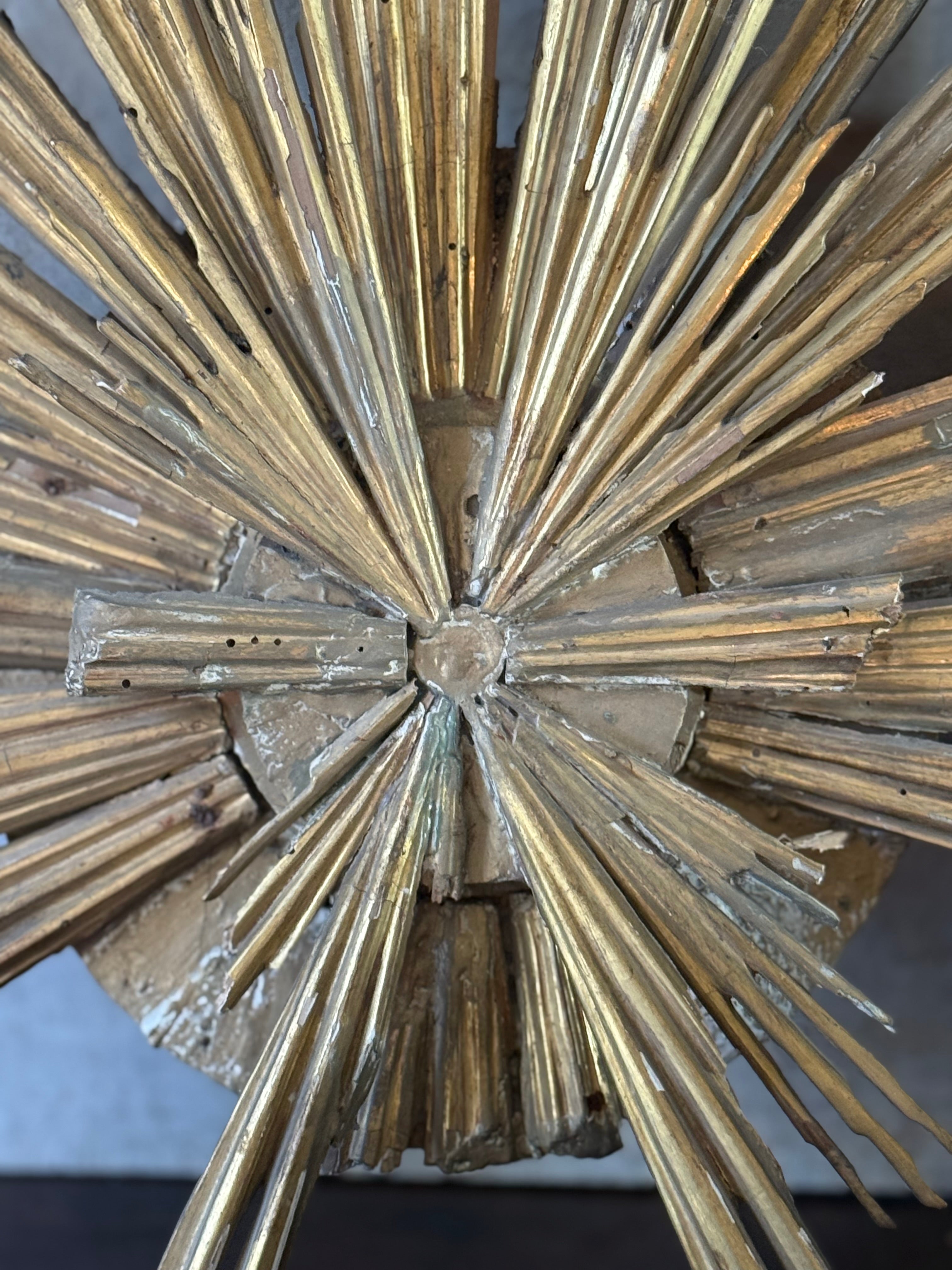 19th Century Gilt Starburst