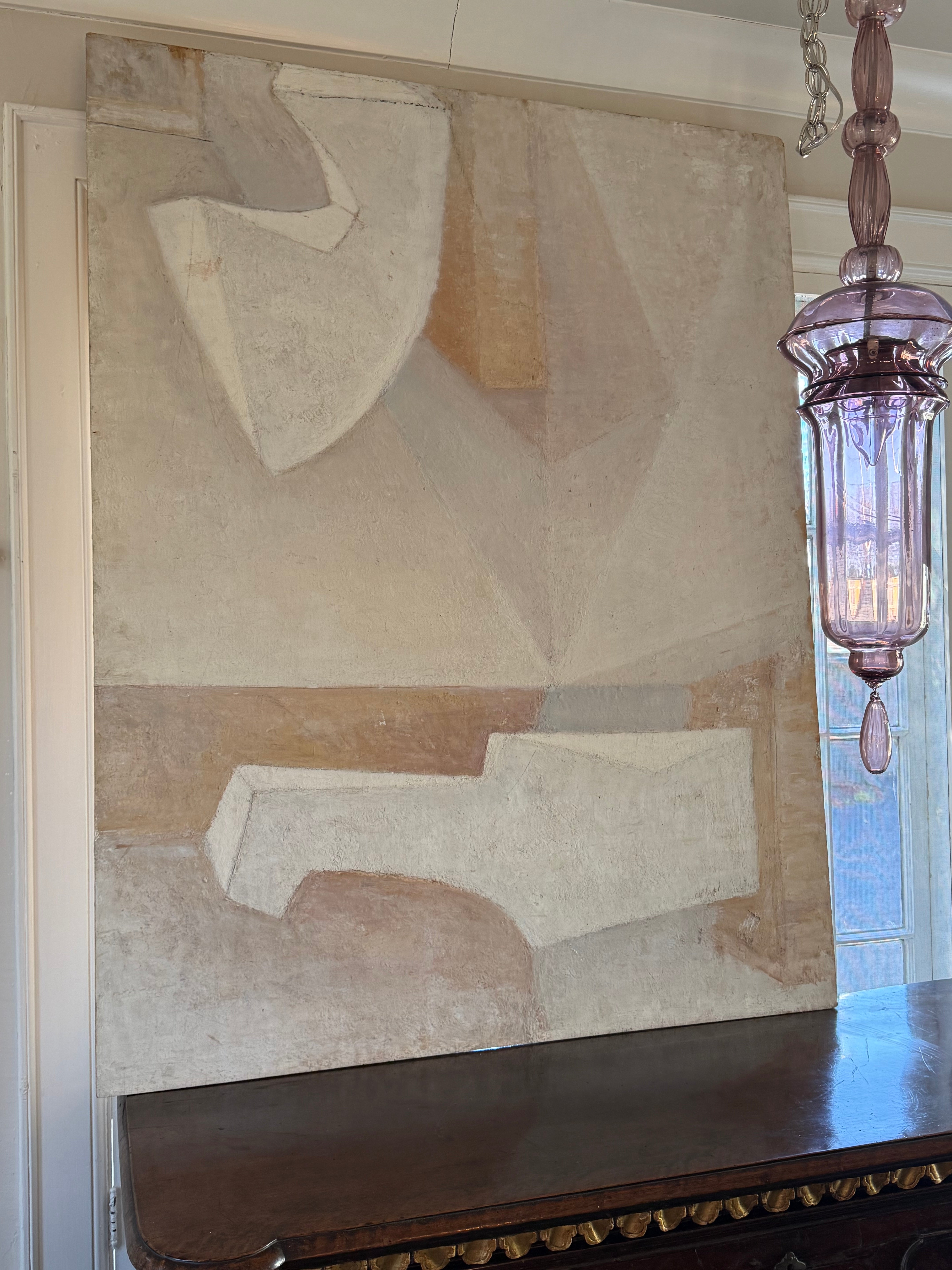 French Abstract Painting - Natural