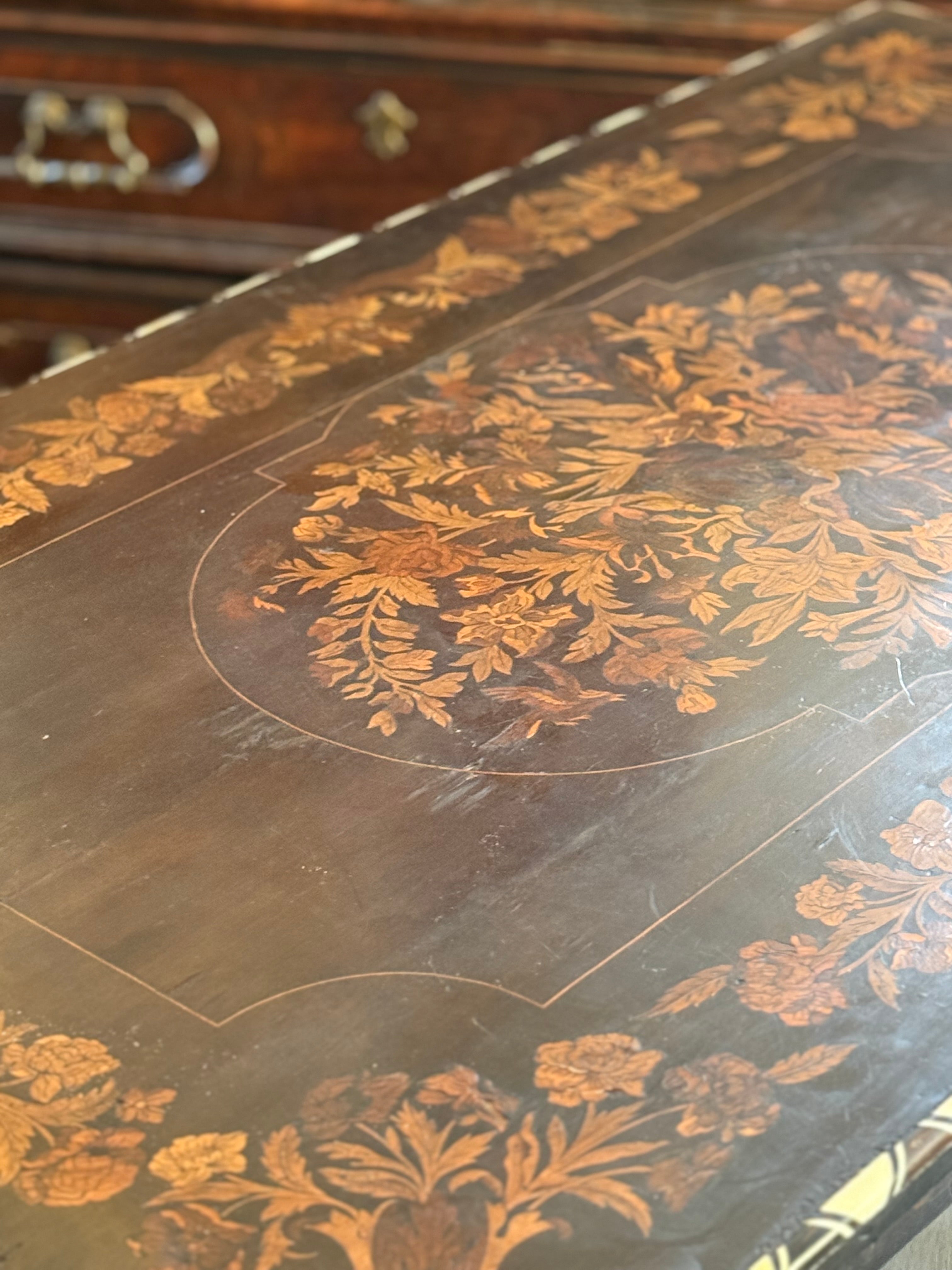 Italian Inlay Table 19th Century