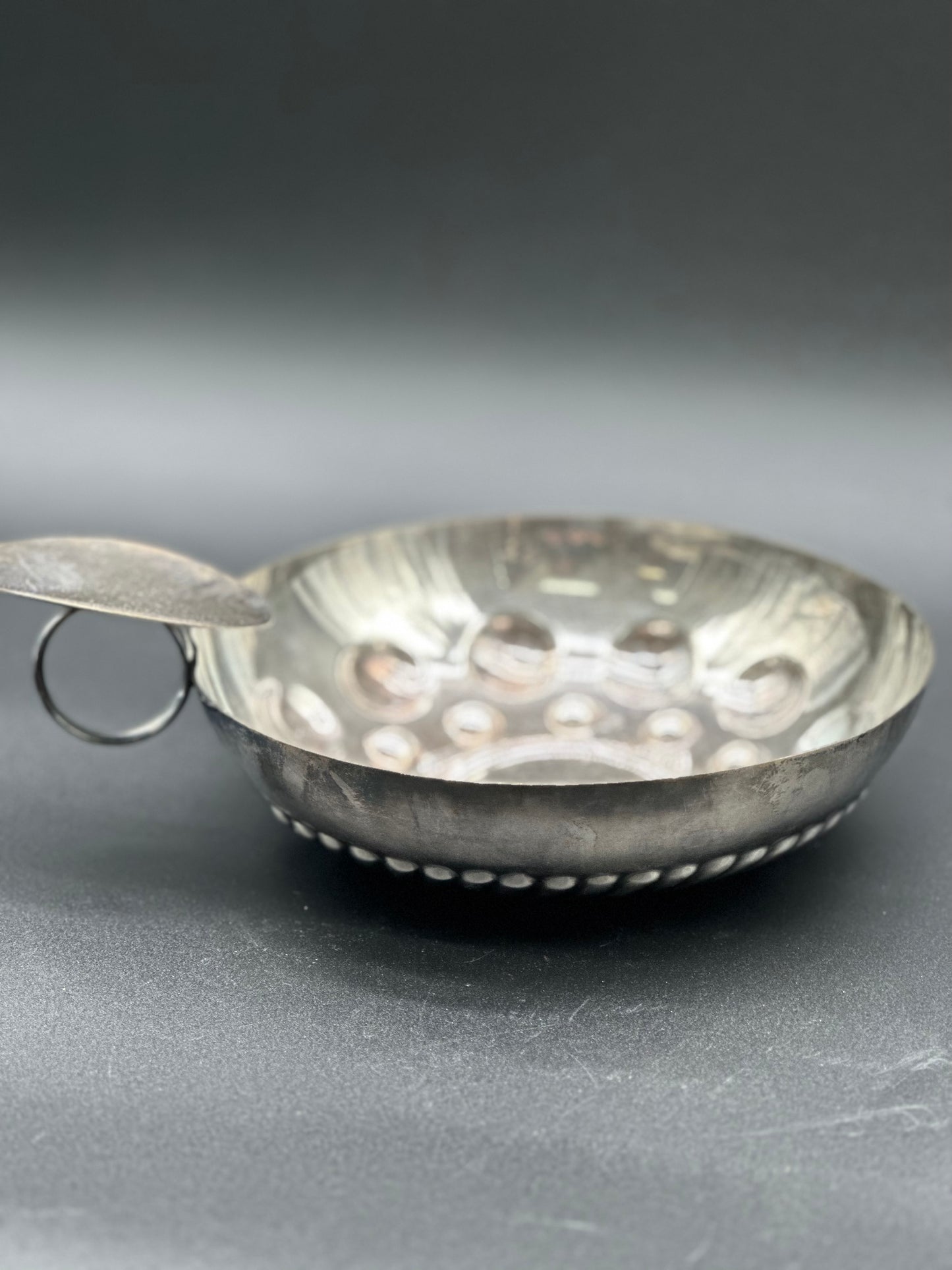 French Silver Vineyard Bowl - Medium