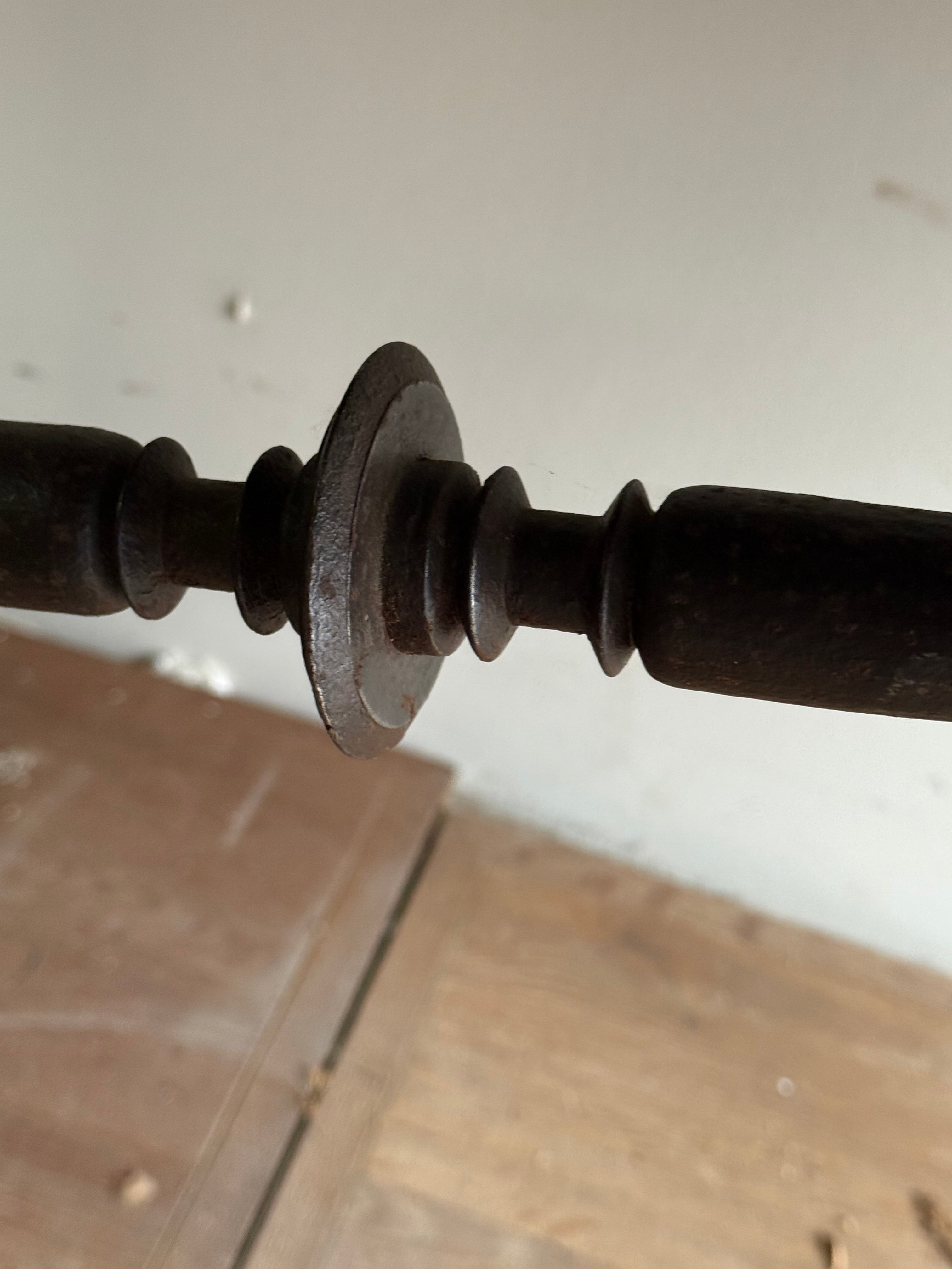 French Walnut Trestle Table - 19th Century