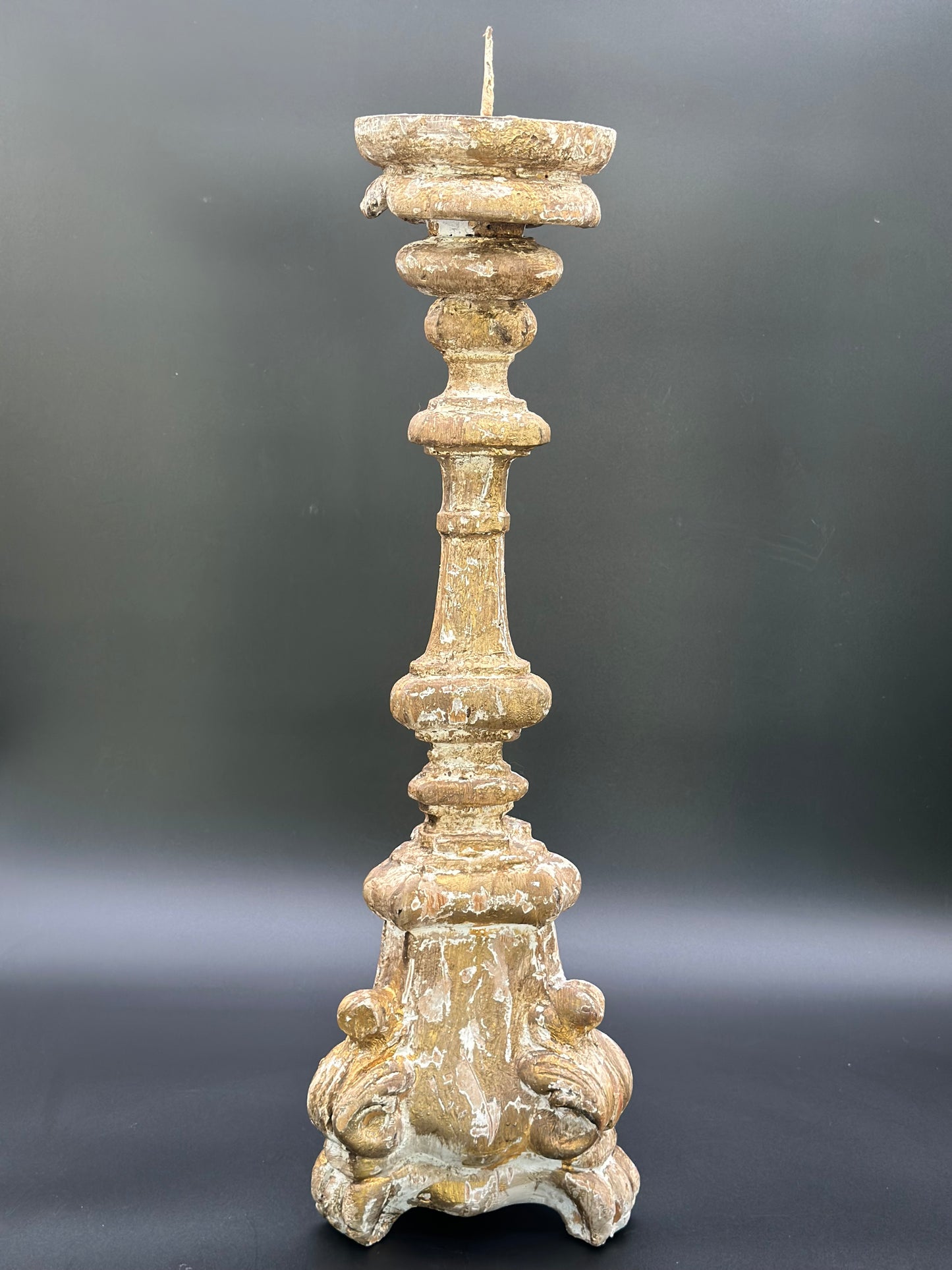 Italian Baroque Candlestick c1780