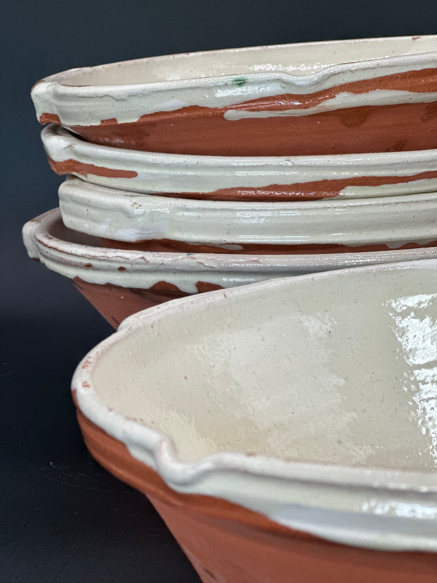 French Pottery Cream - Cassole Bowl Medium