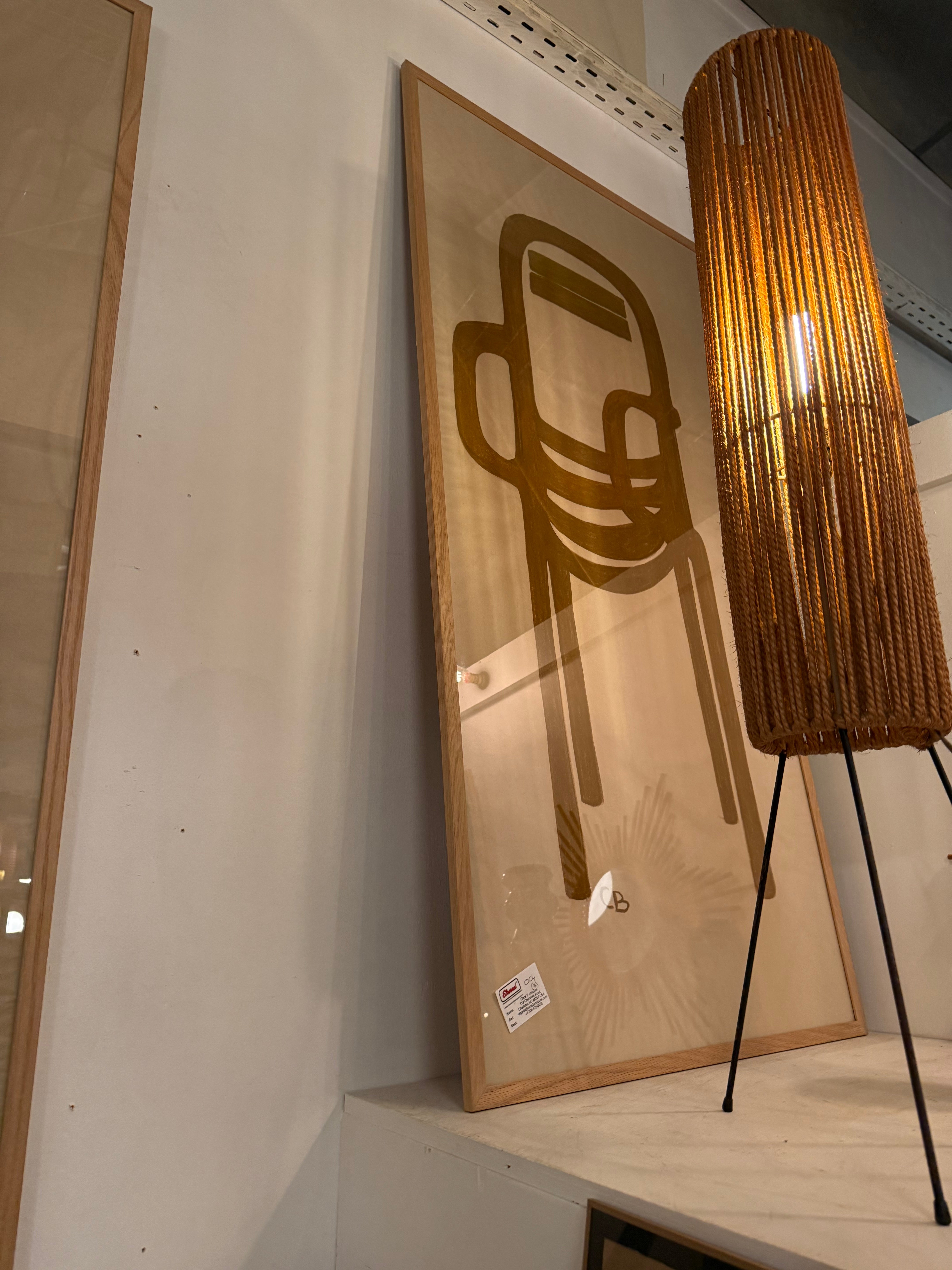 Oil On Canvas Contemporary Painting - Rust