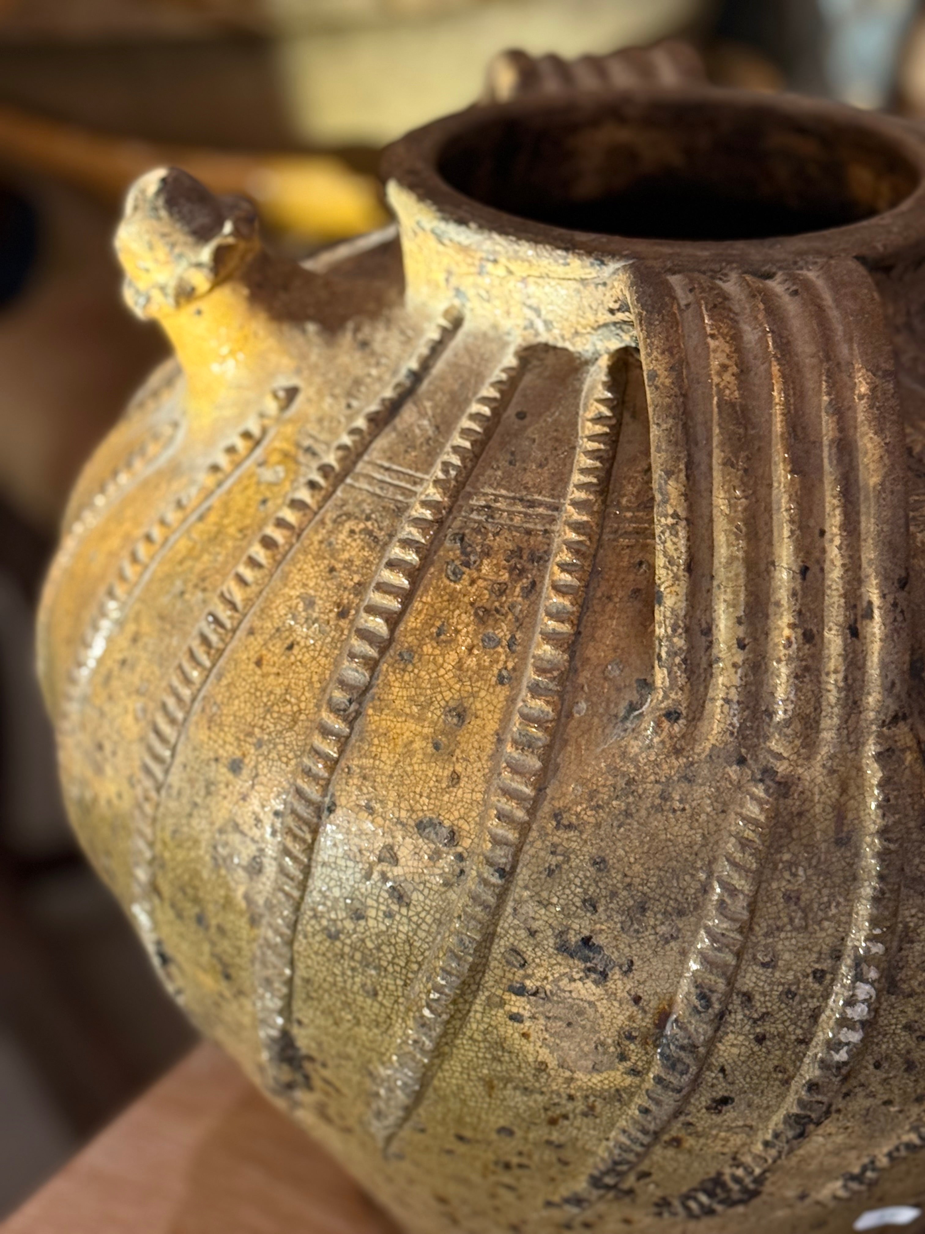 Early 1800s Nut Oil Pot - Dordogne Region France
