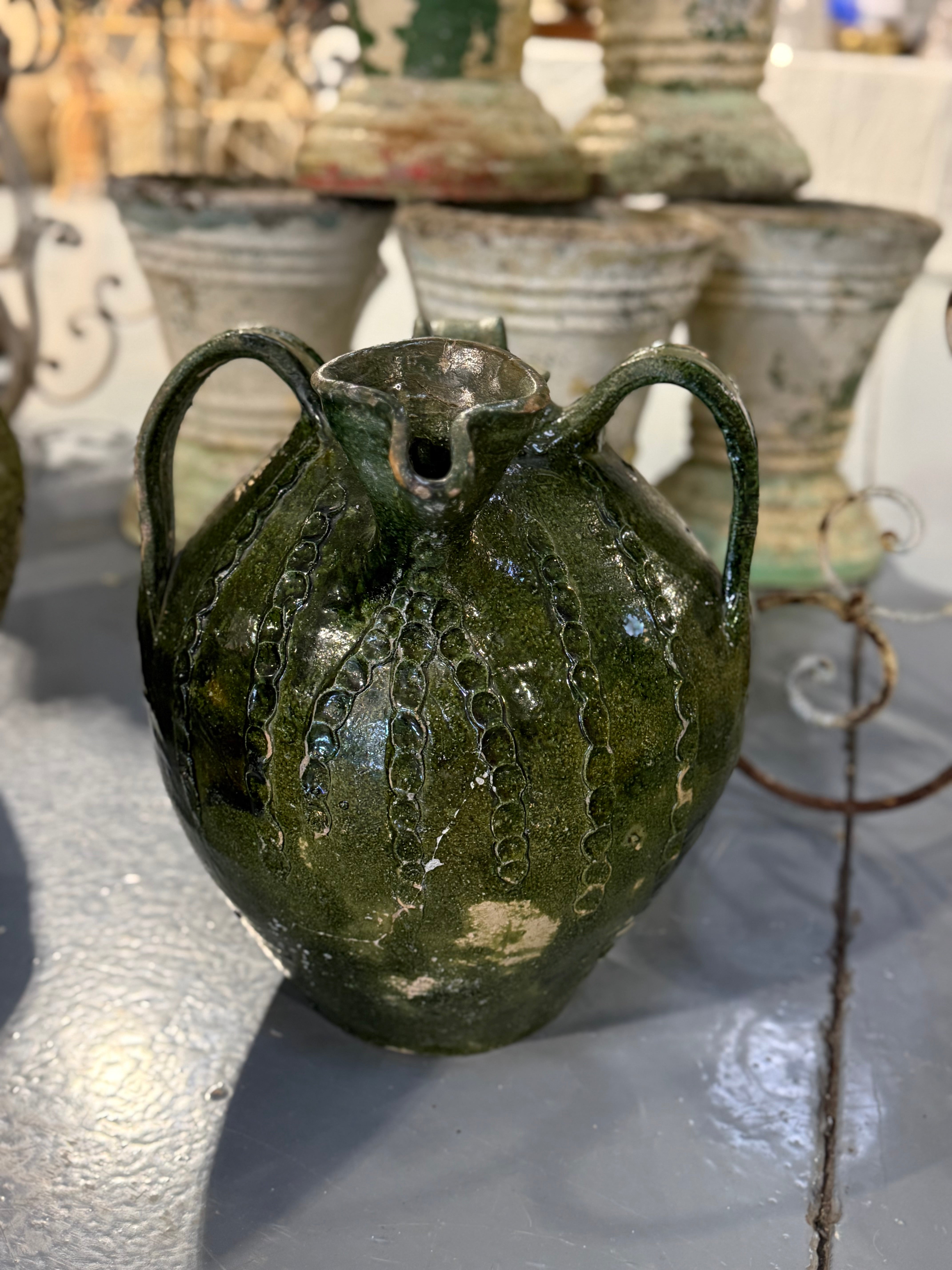 19th Century French Nut Oil Pot