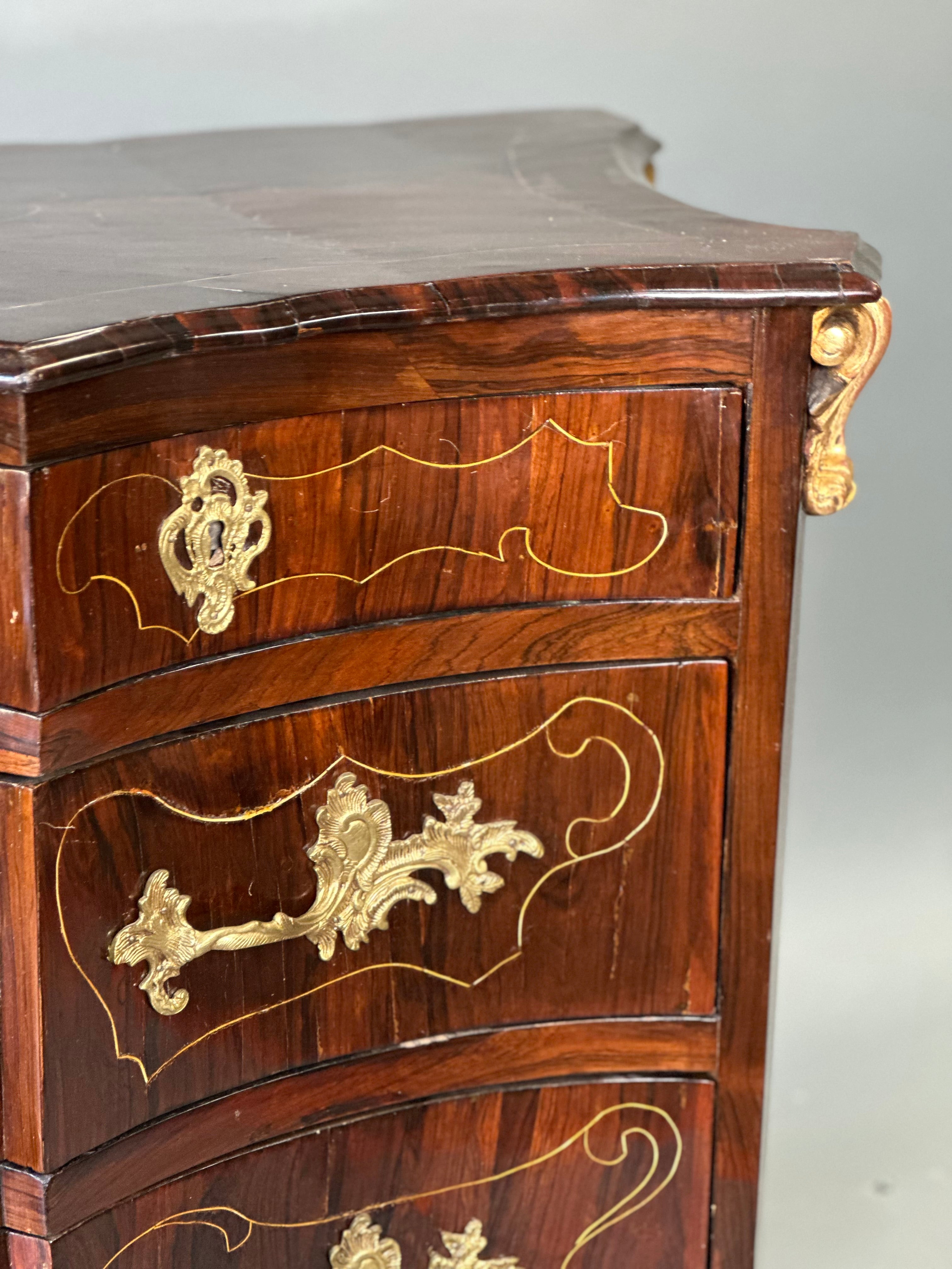 Portuguese Mahogany Chest - c1860