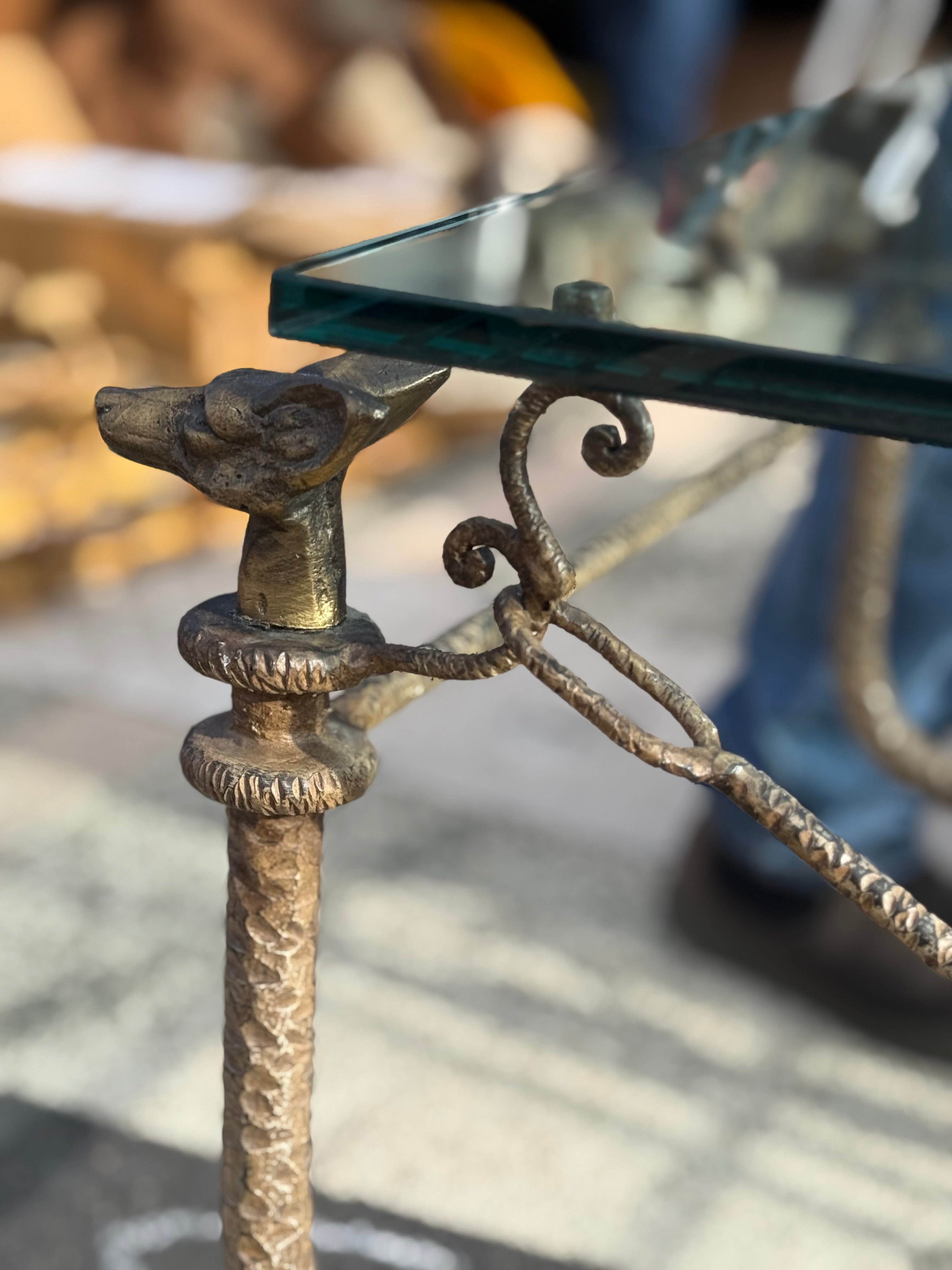 Bronze & Hand Iron Coffee Table