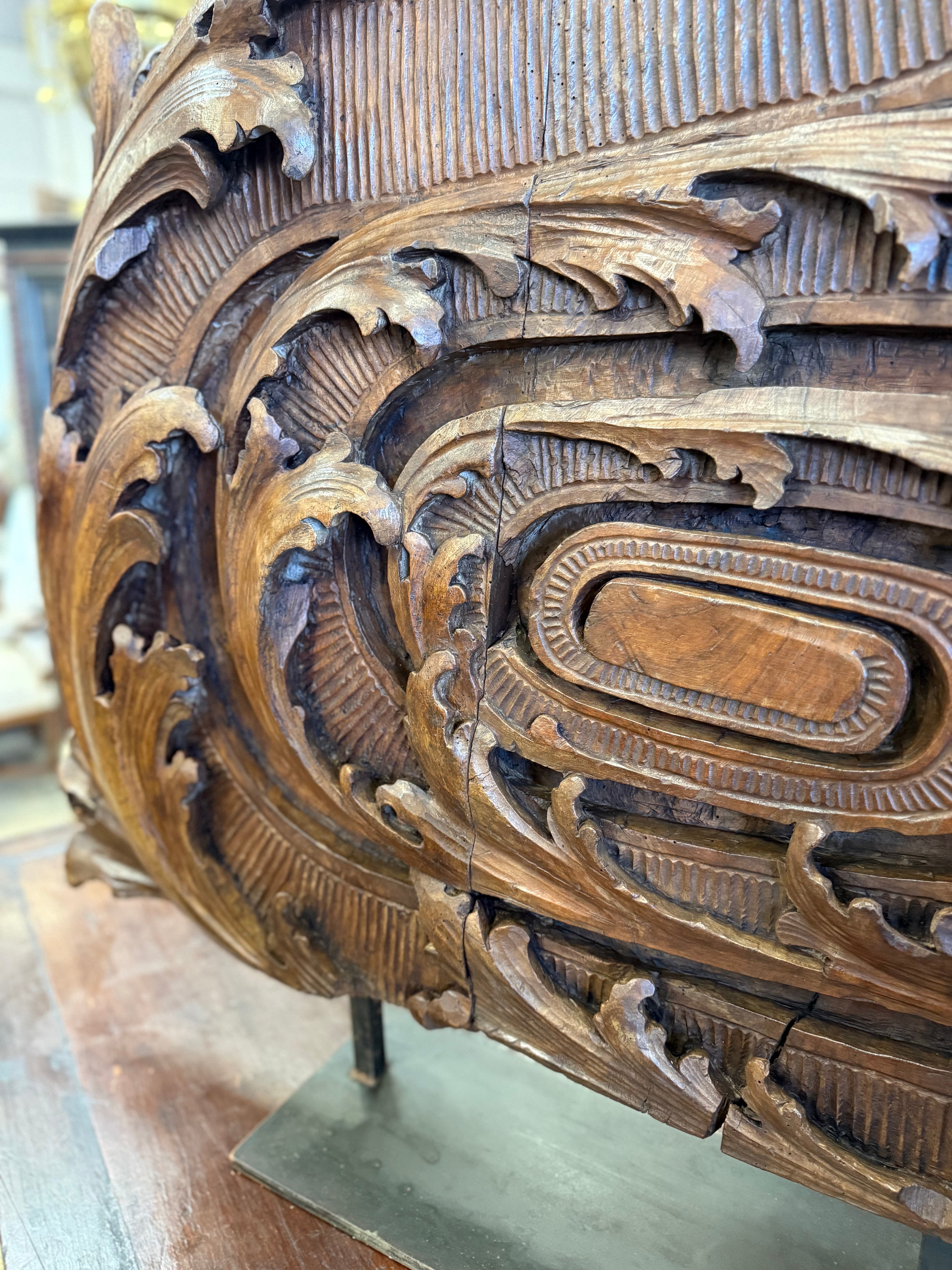 French Carved Architectural Element