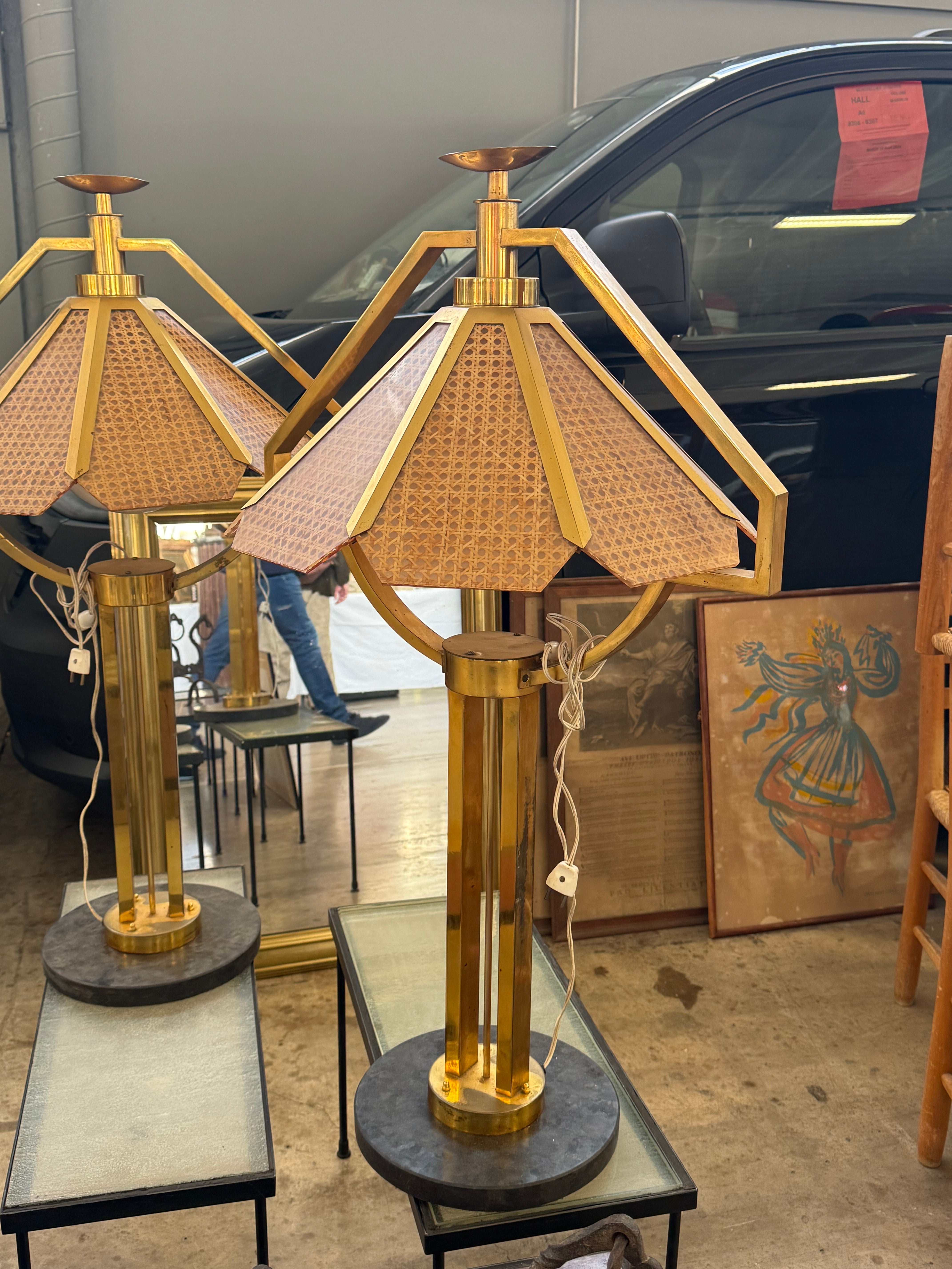 French Midcentury Lamp