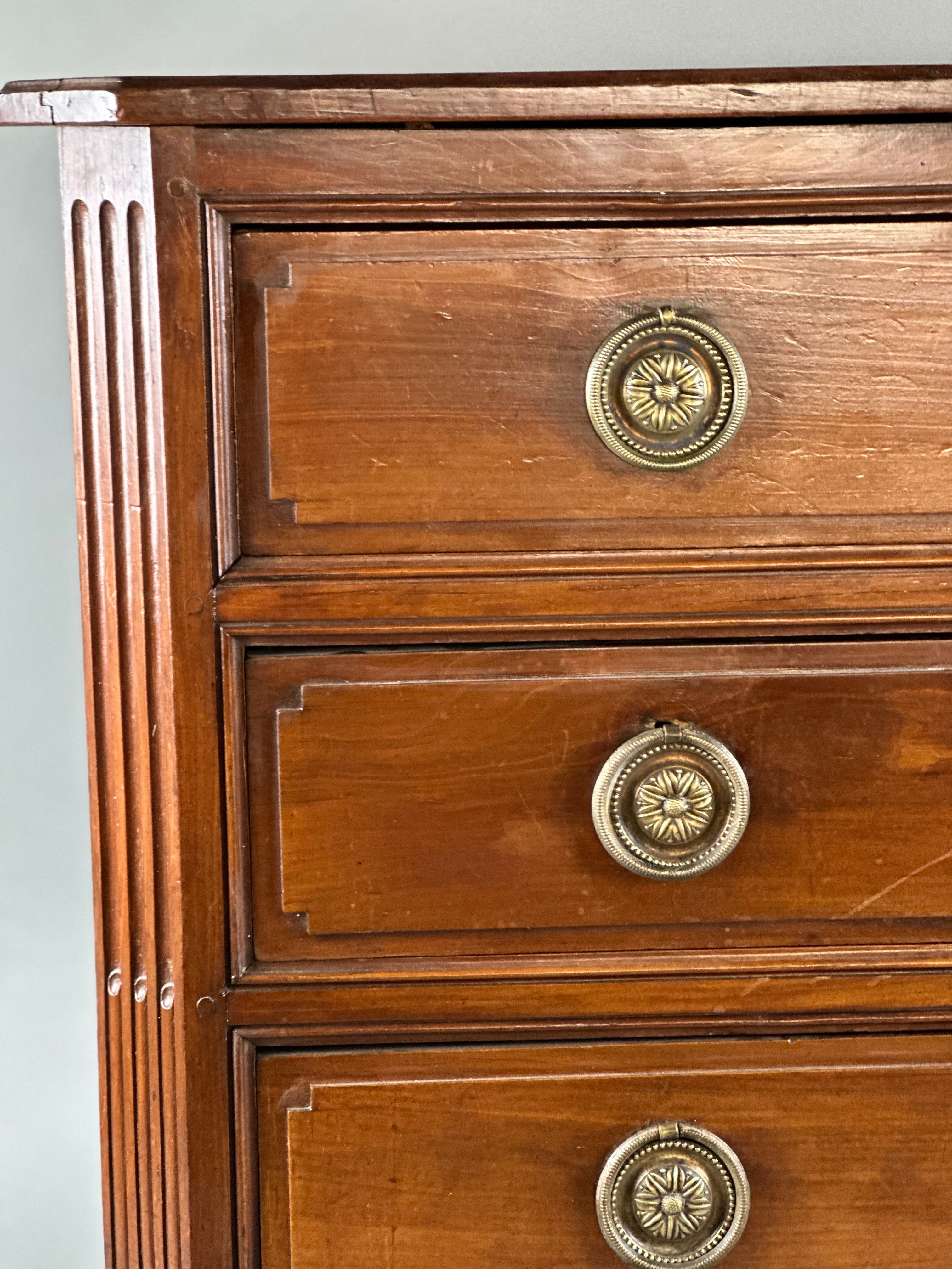 Walnut French Chest Louis XVI c1800