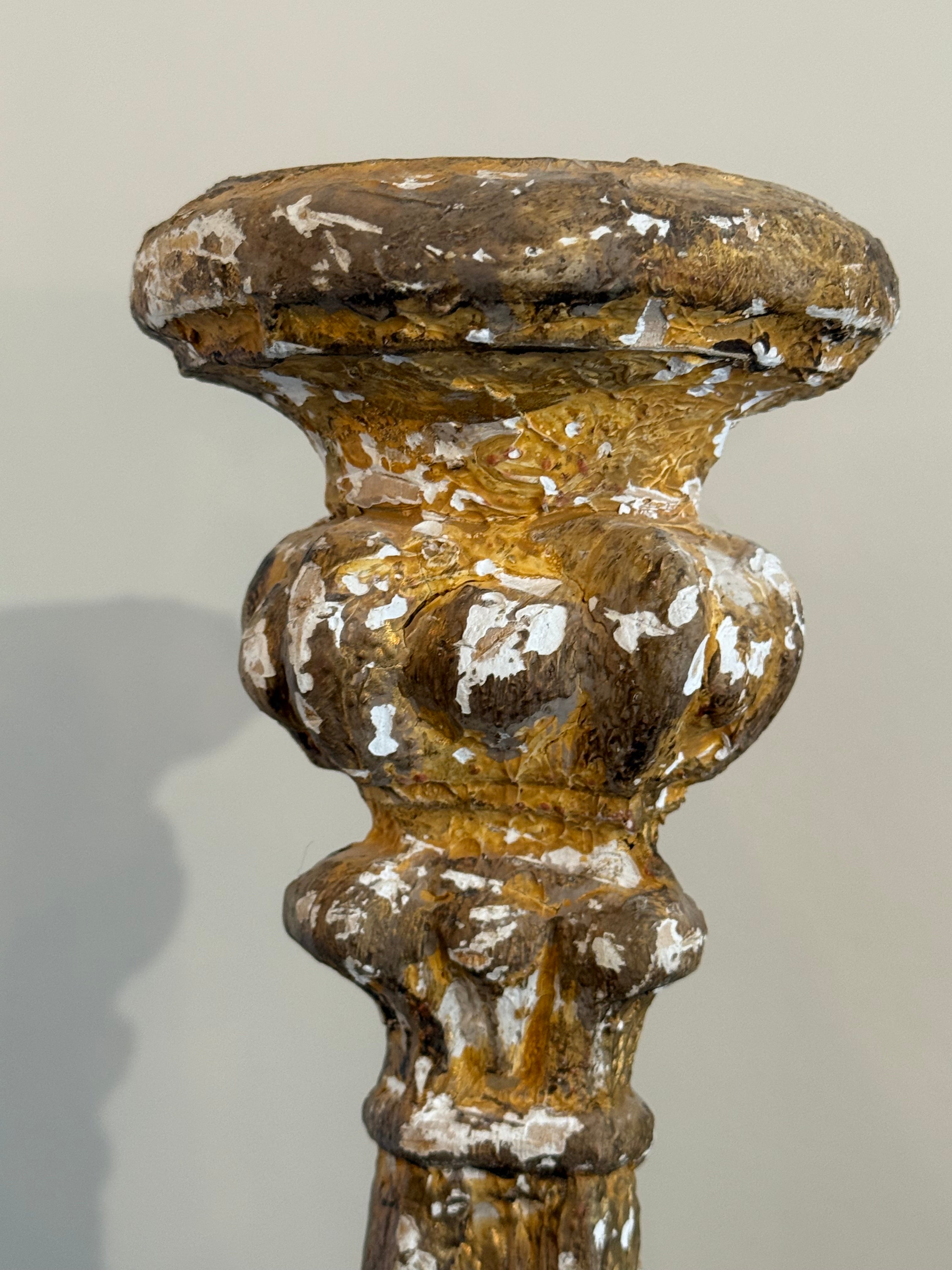 Italian Baroque Candlestick c1780