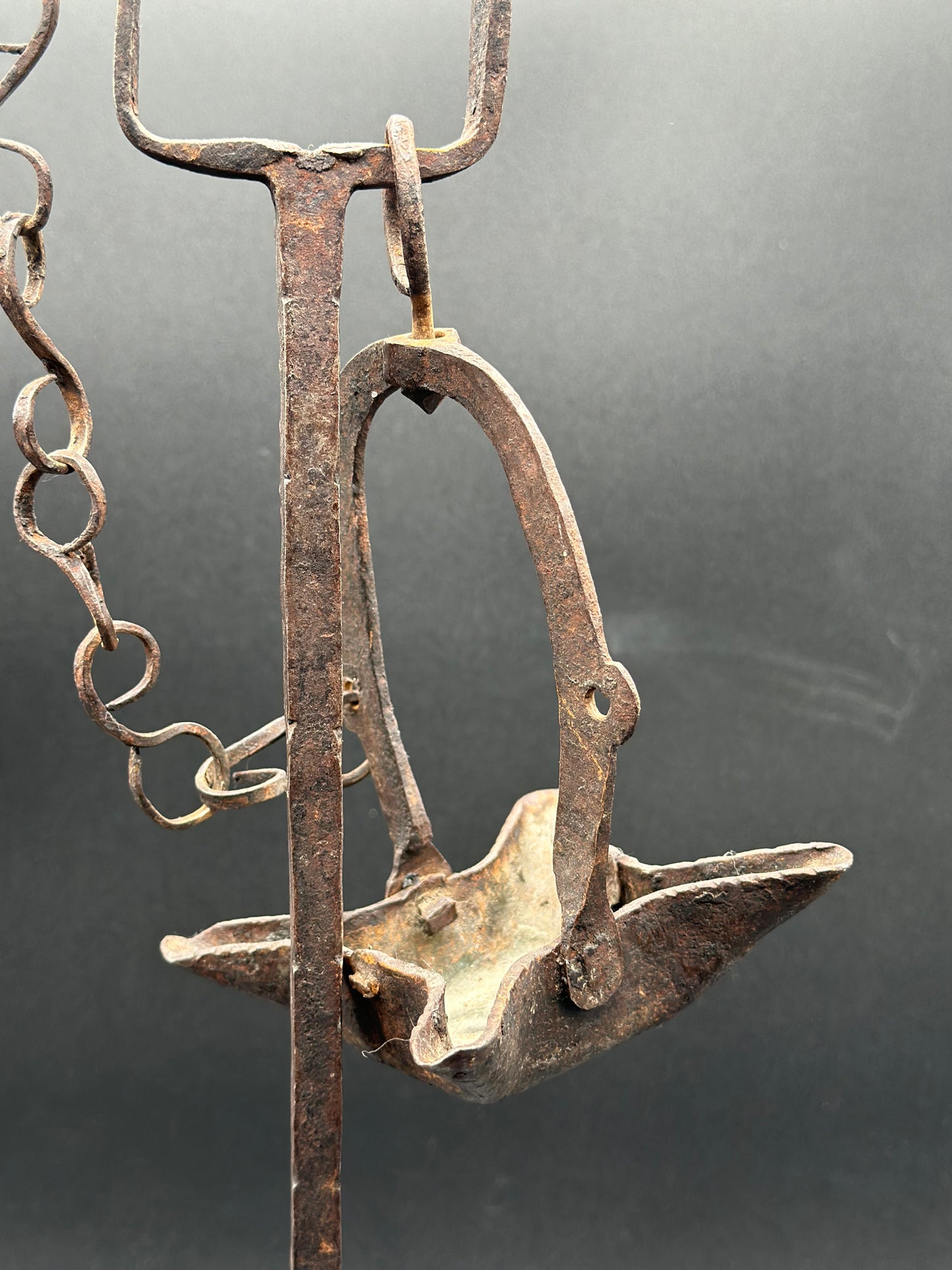 Wrought Iron Candle Holder - France 18th Century