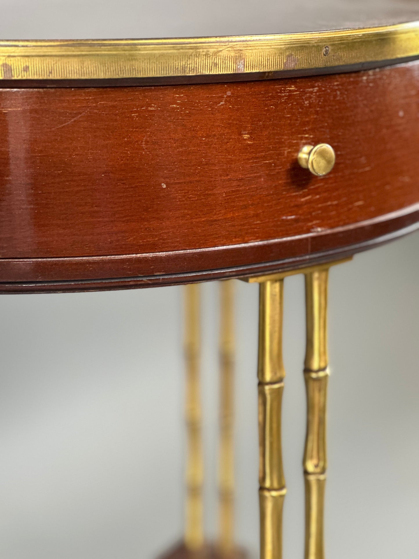 Mahogany Round Table - French c1880