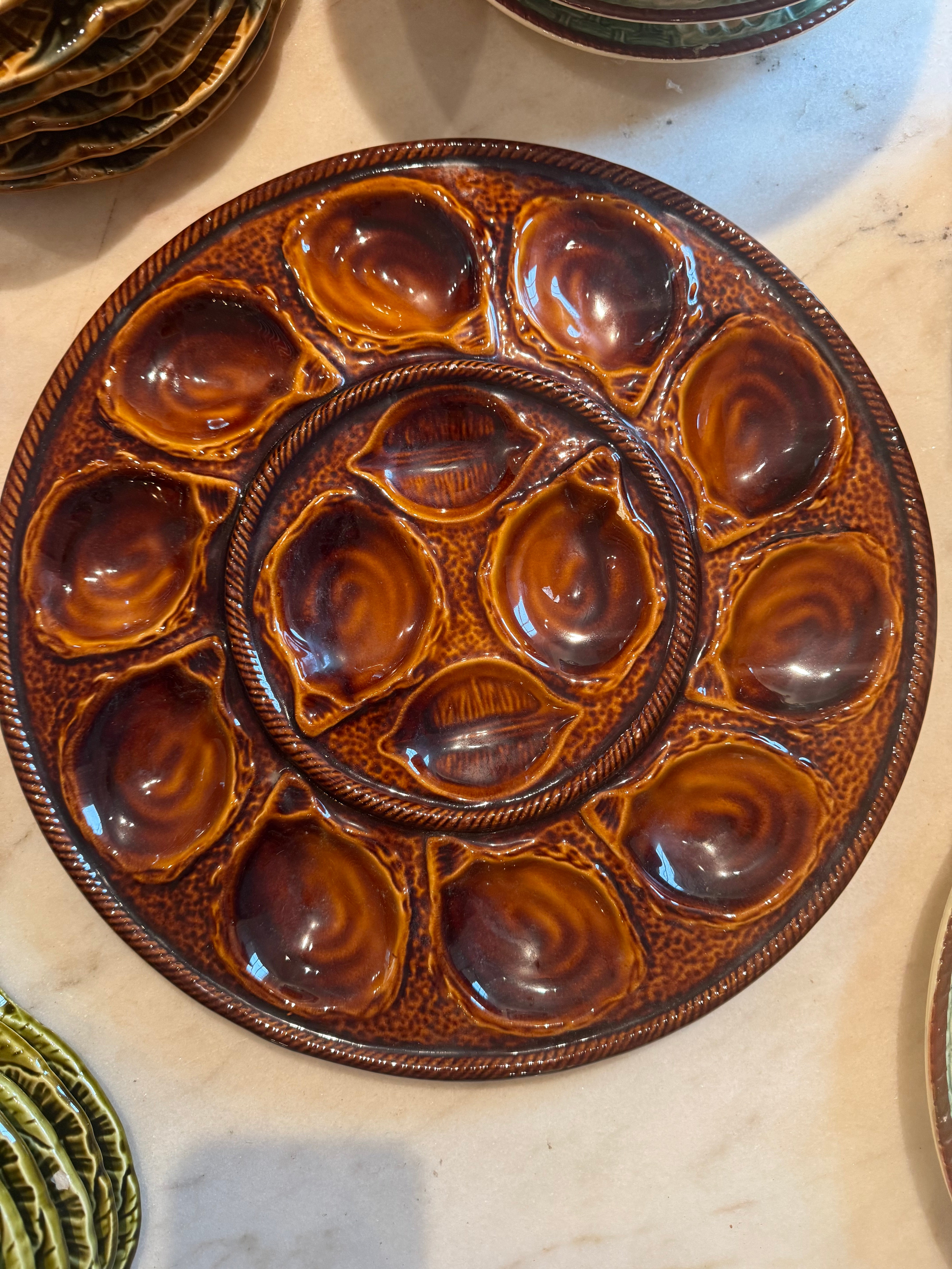 French St Clement Vintage Oyster Platter