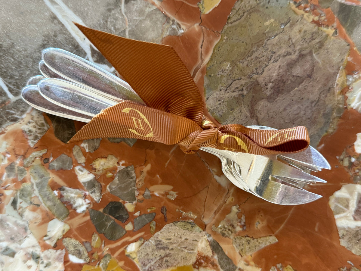 French Vintage Oyster Forks - Set of Six