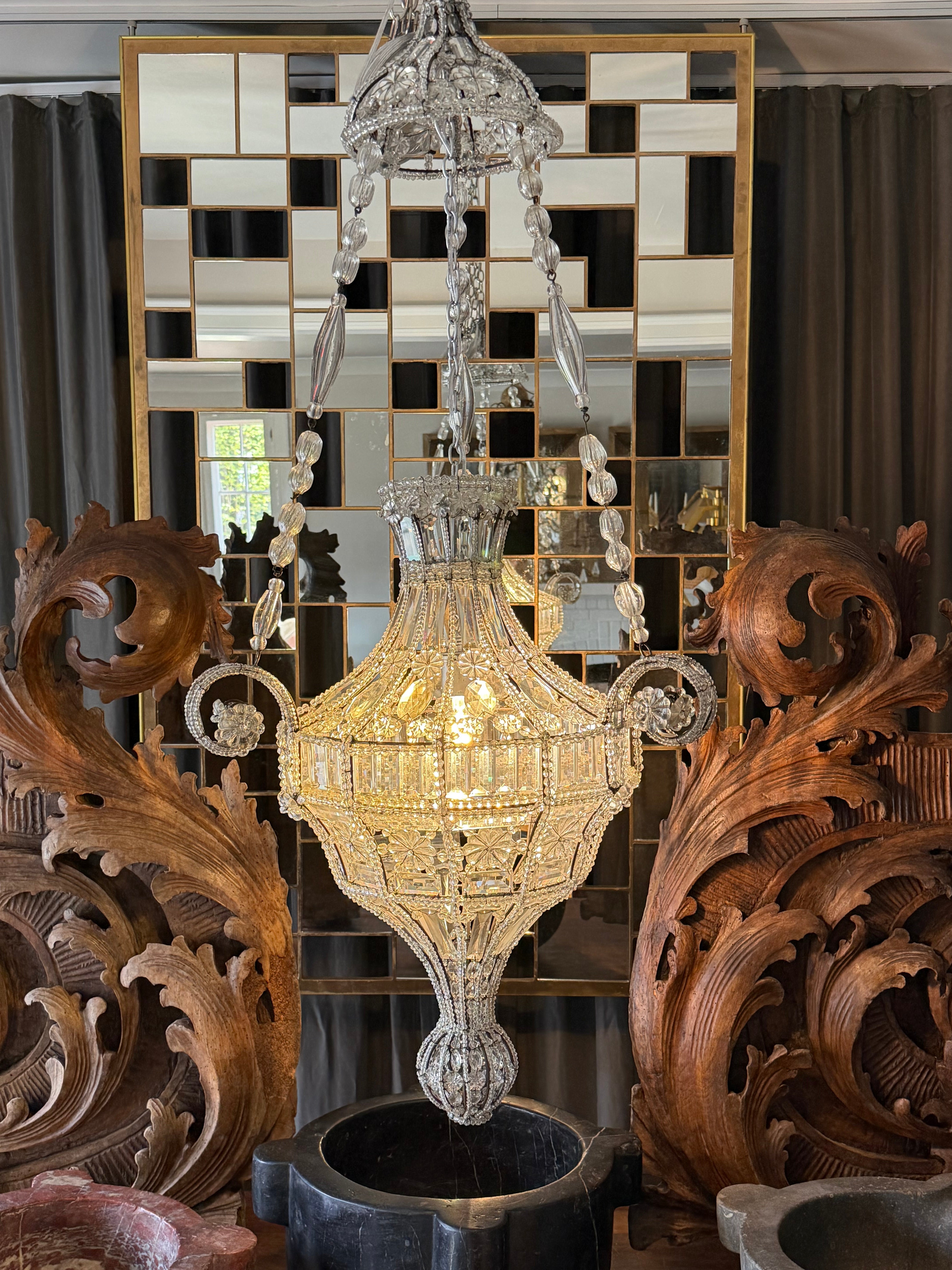 Italian Crystal Light Circa 1910