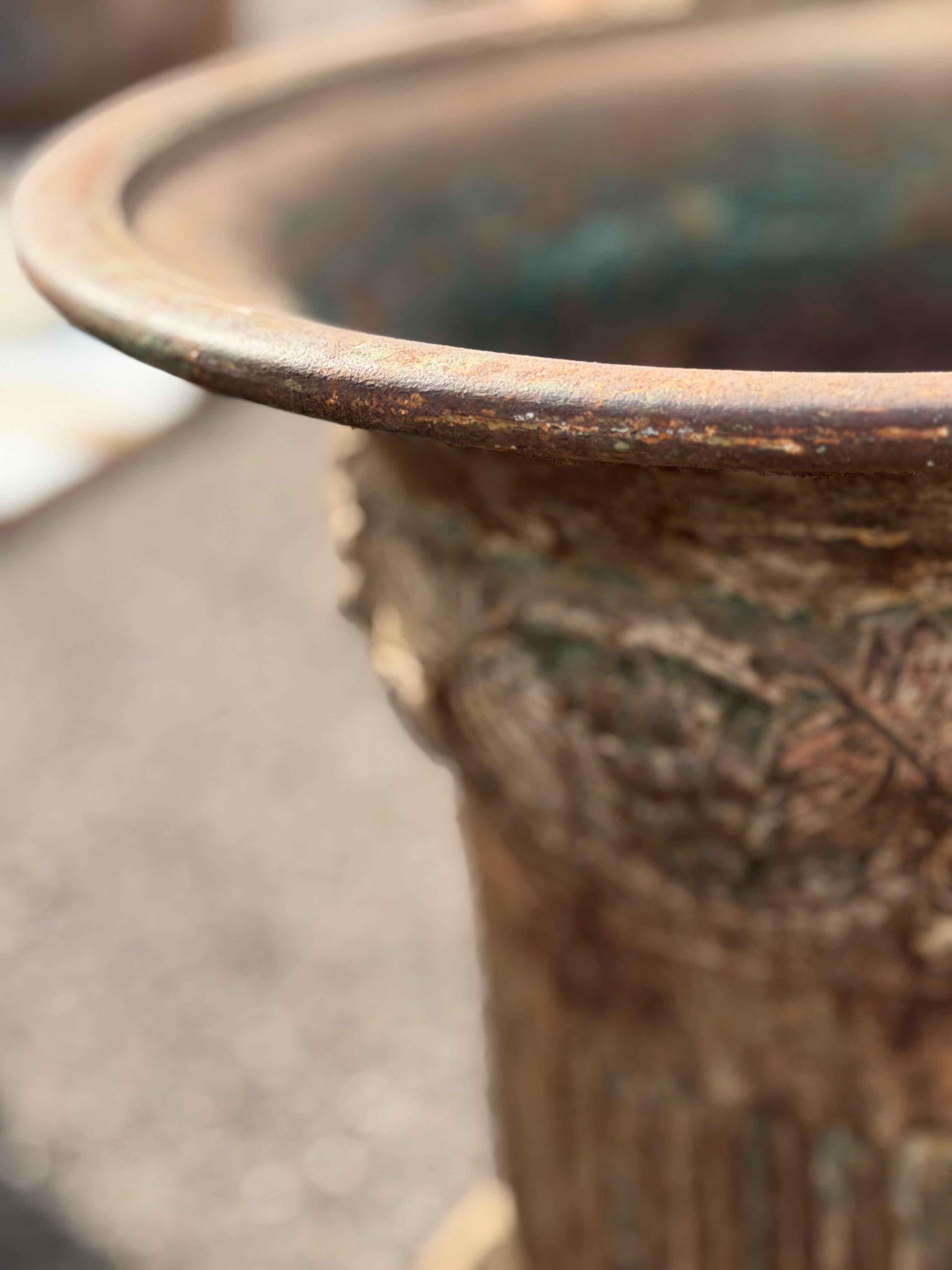 Early 19th Century French Lead Urns - Pair