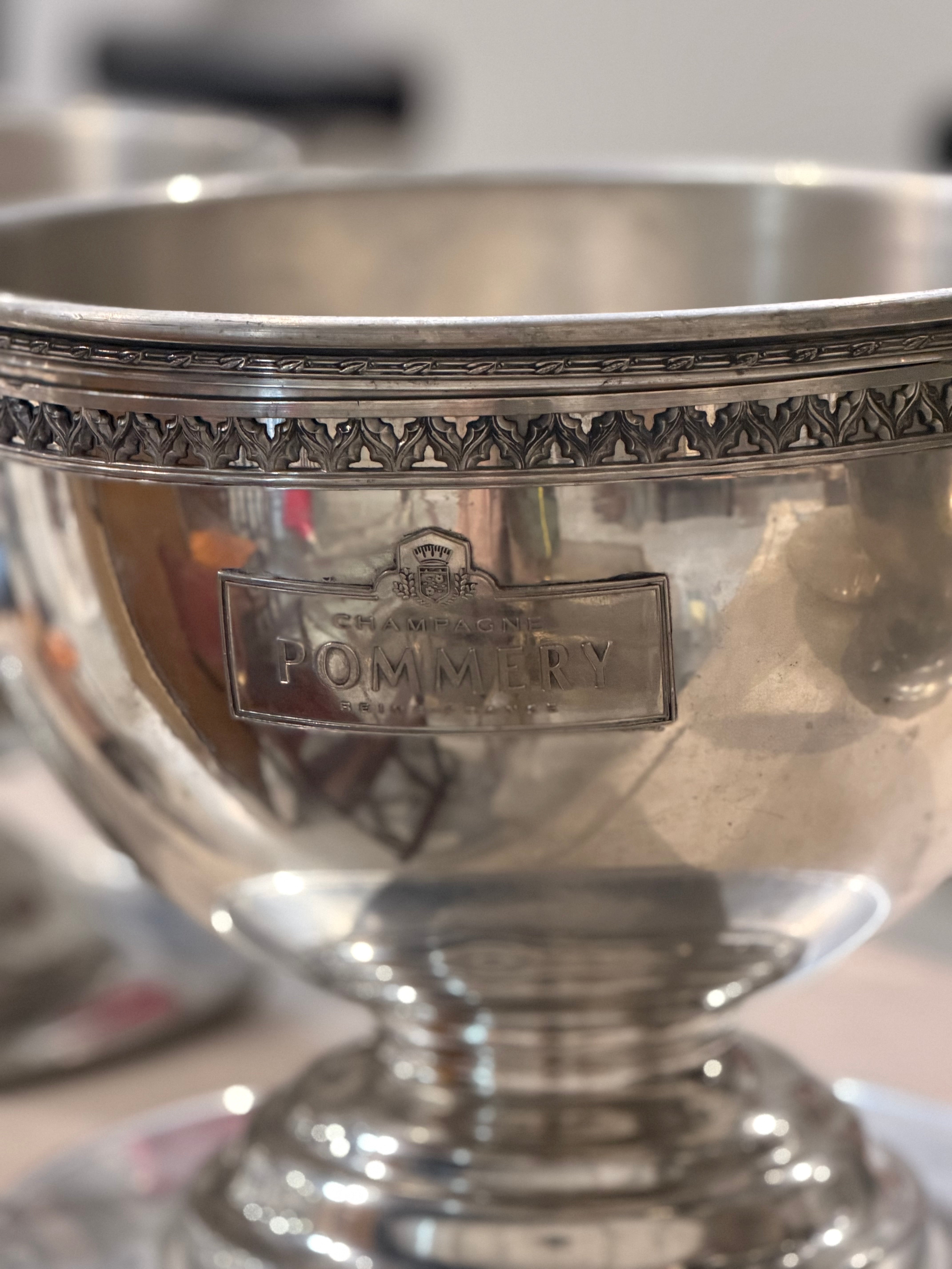 Art Deco Champagne Pommery Bucket - France