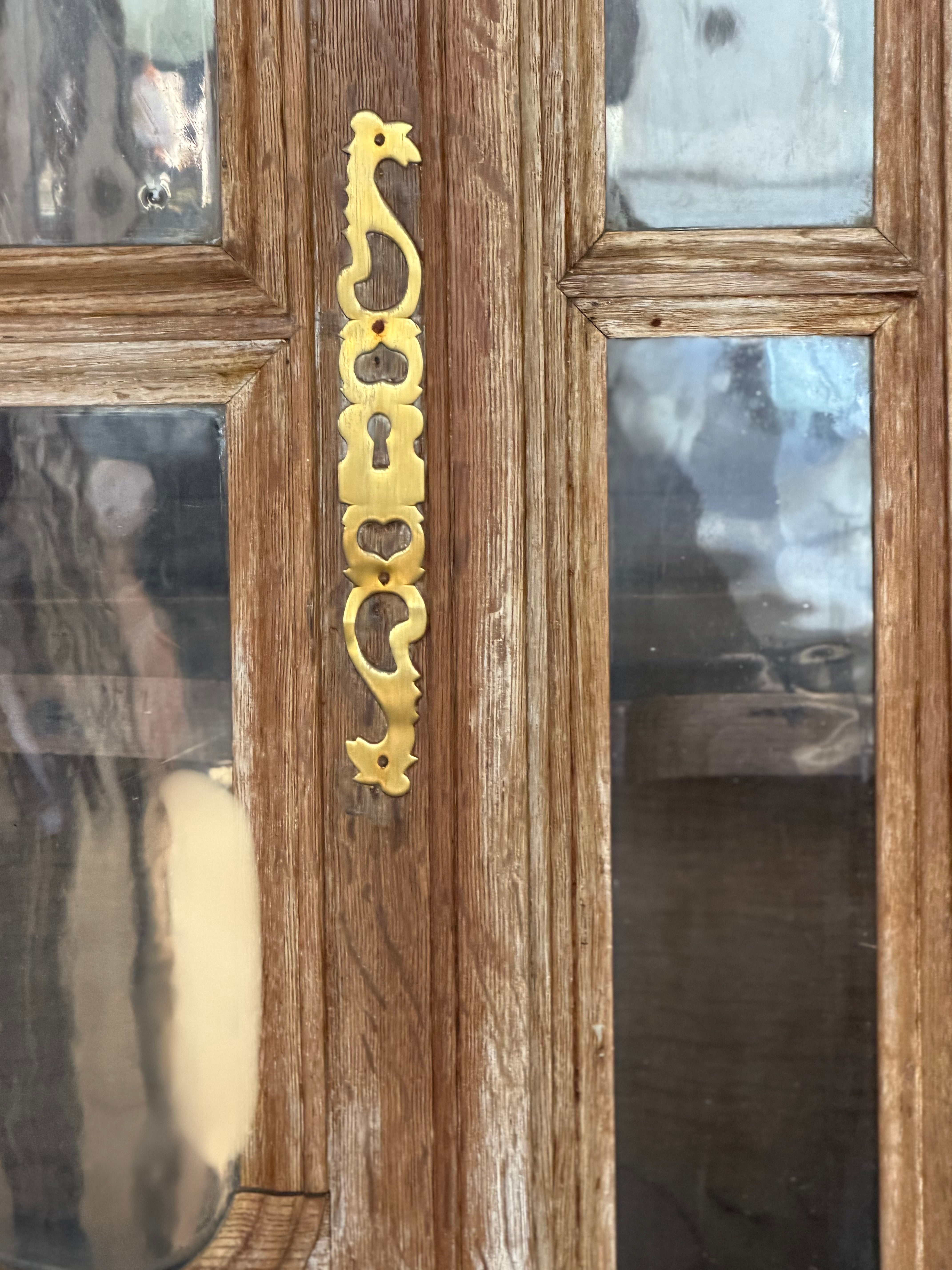 Carved French Oak Armoire c1890