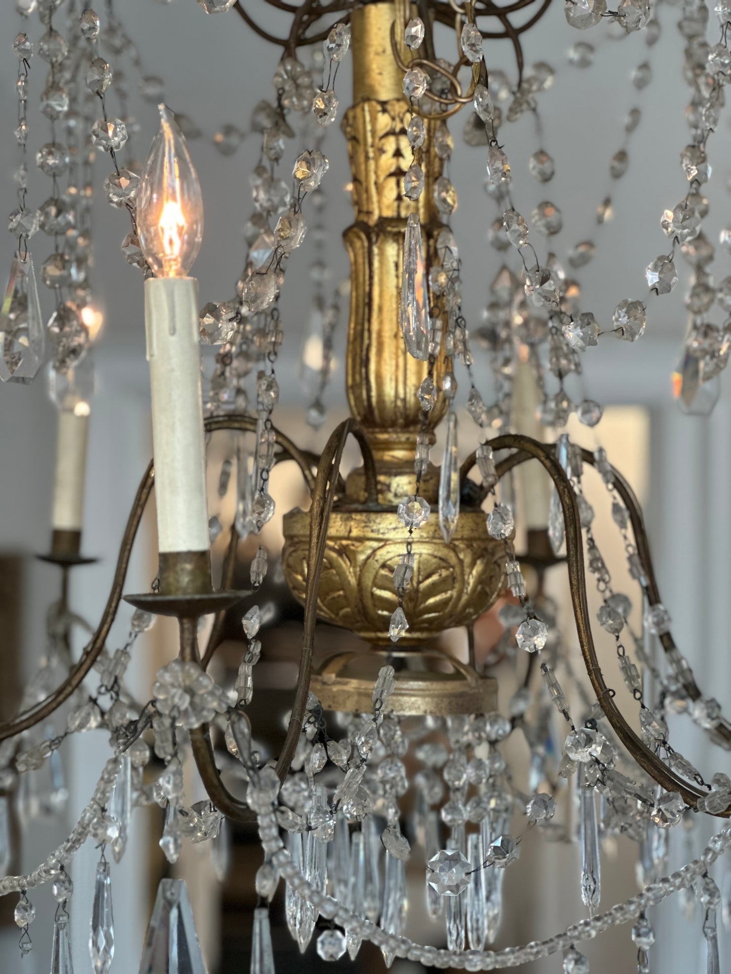 French Crystal Chandelier c1820s