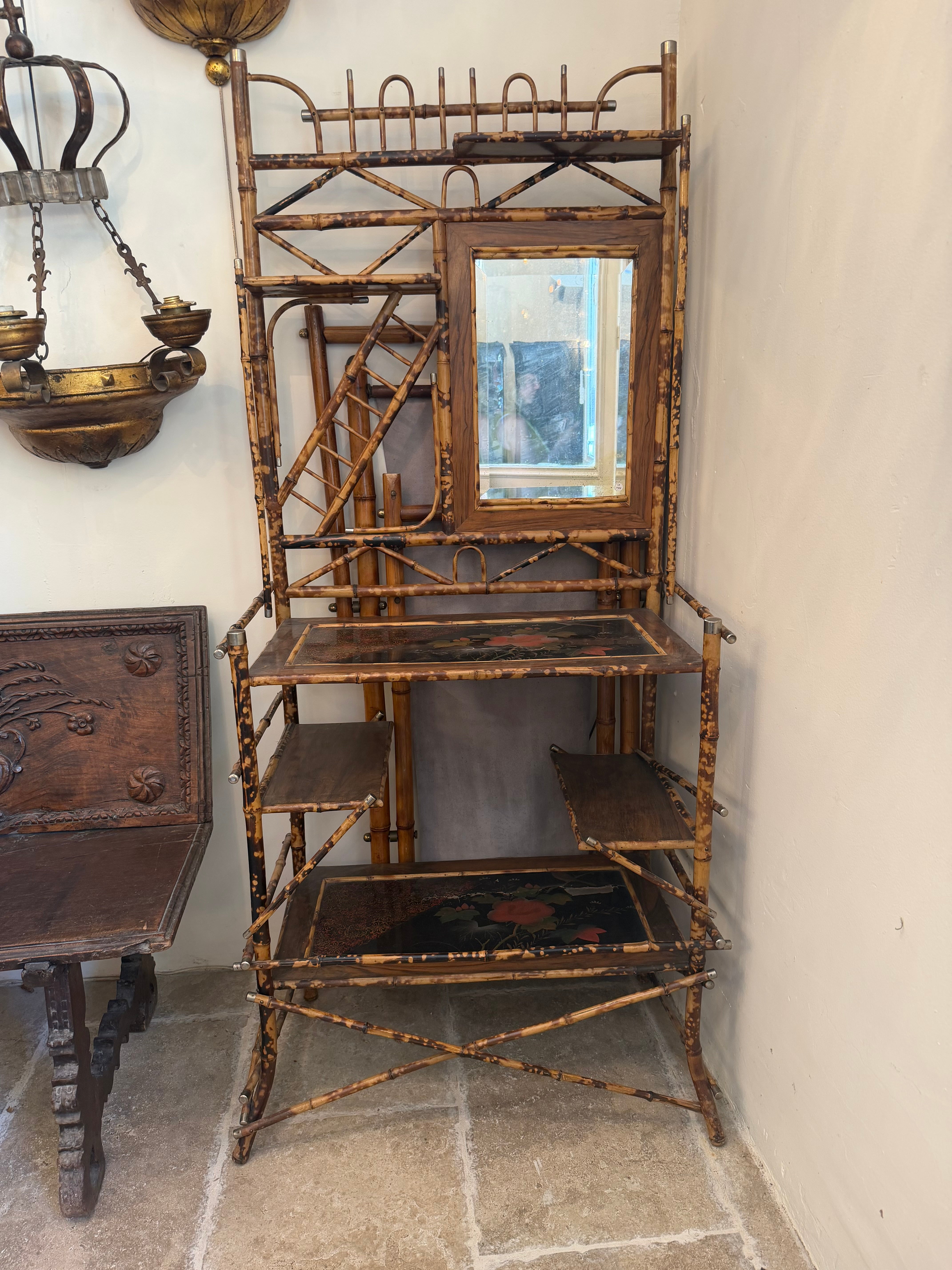 Bamboo Chinoiserie Hall Stand - Perret et Vibert Paris