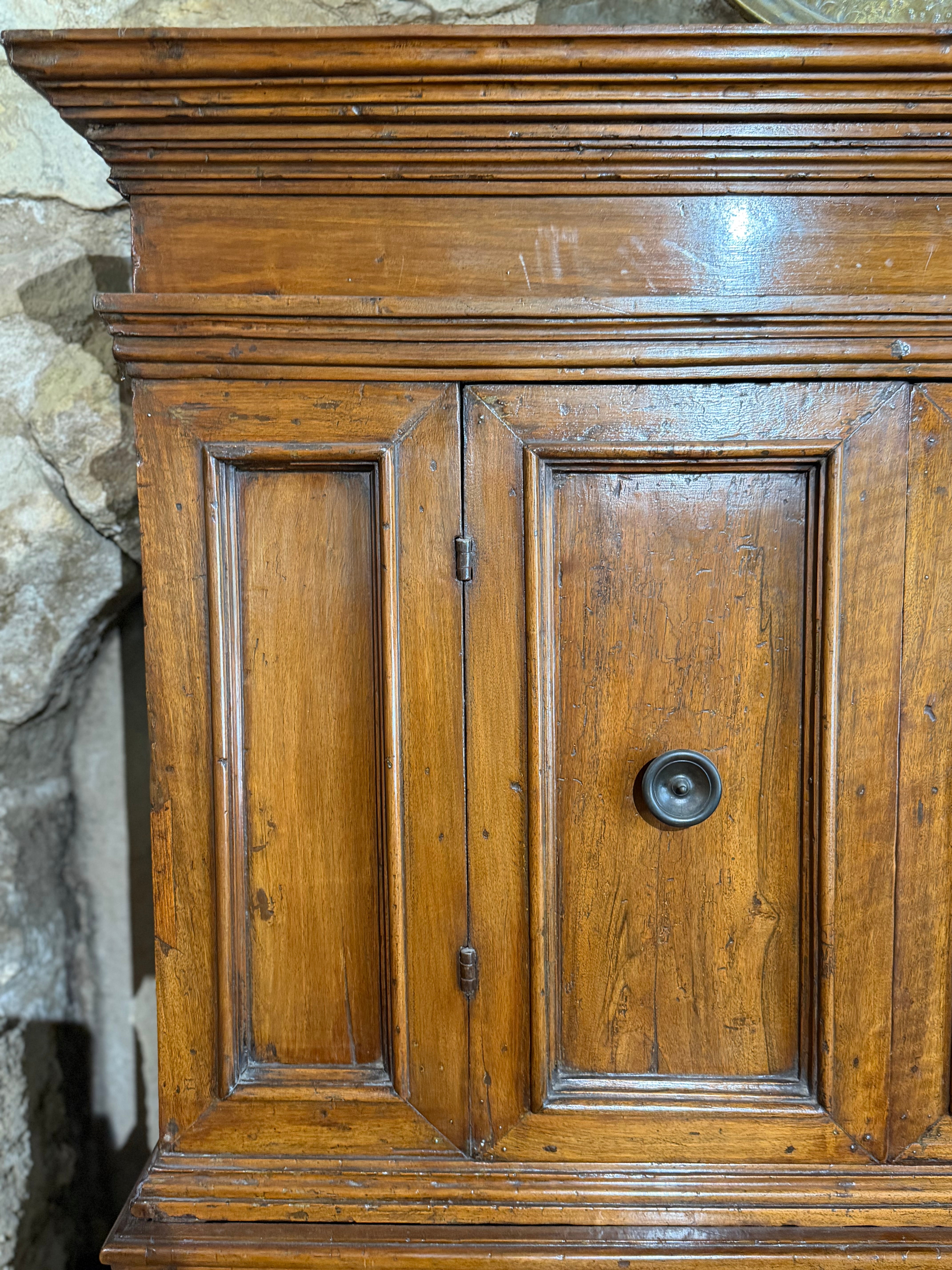 Tuscan Walnut Armoire -17th Century