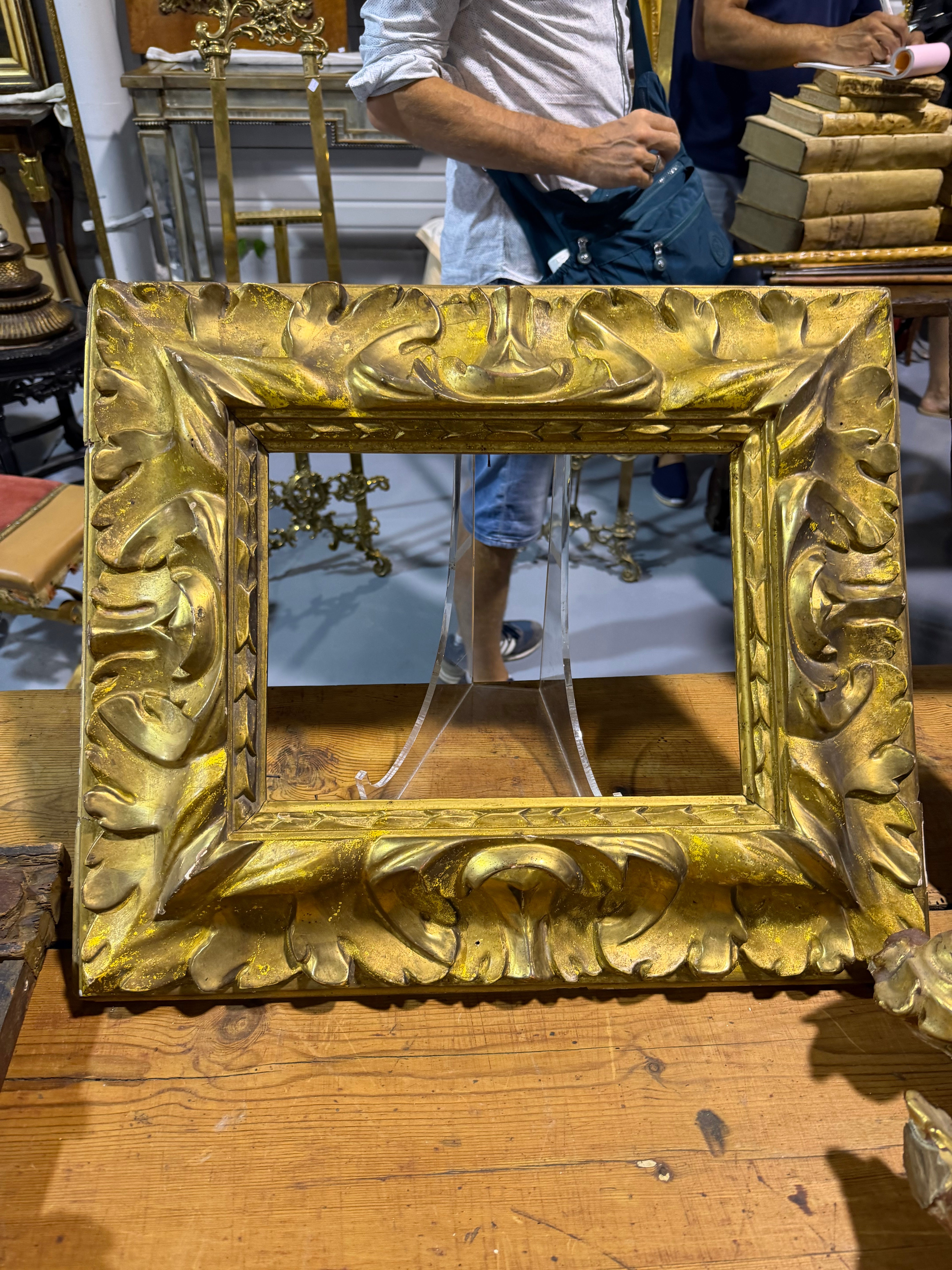 Handcarved Gold Gilt Frame- 18th Century France