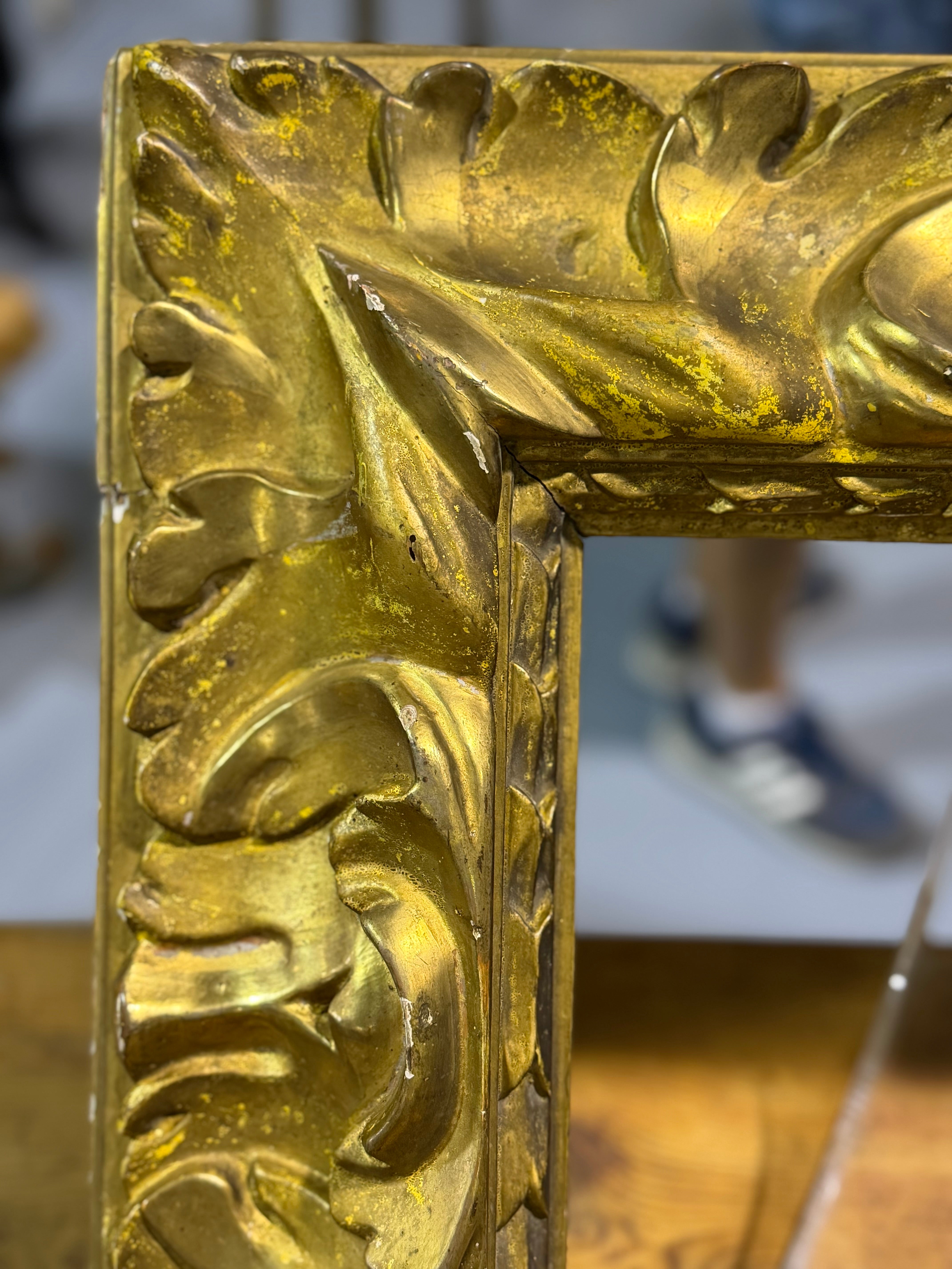 Handcarved Gold Gilt Frame- 18th Century France