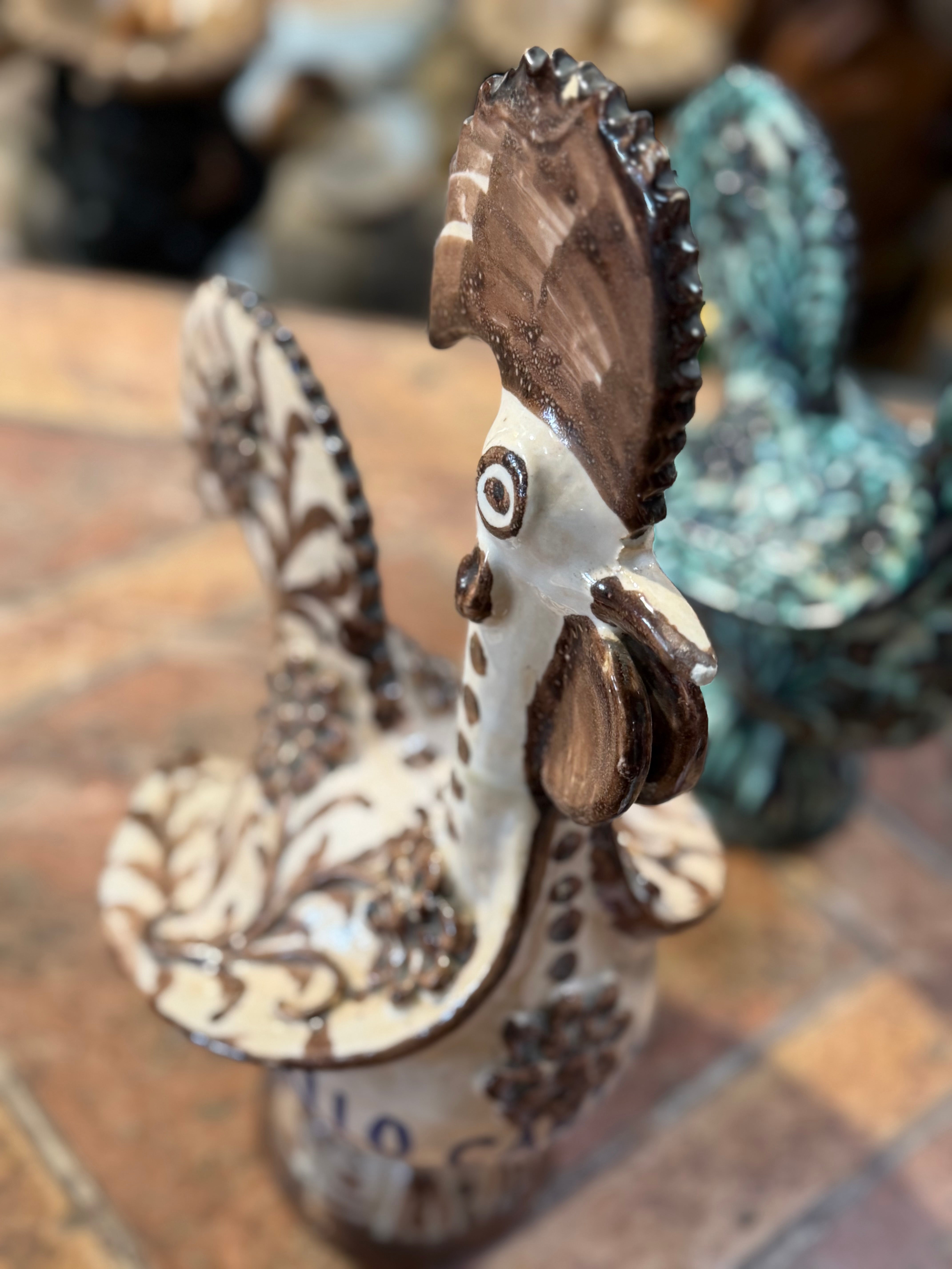 French Pottery Provencial Rooster