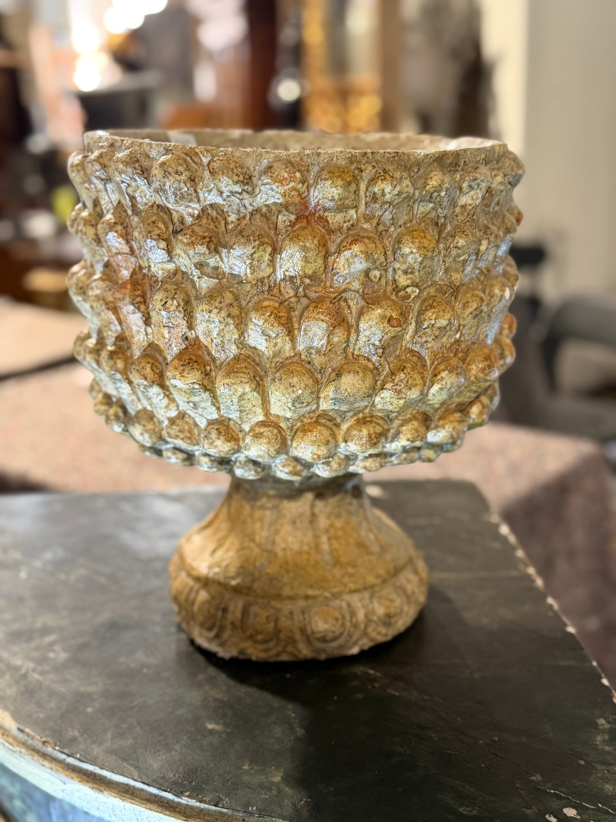 Early 19th Century Stone Carved Vessel - Sicily