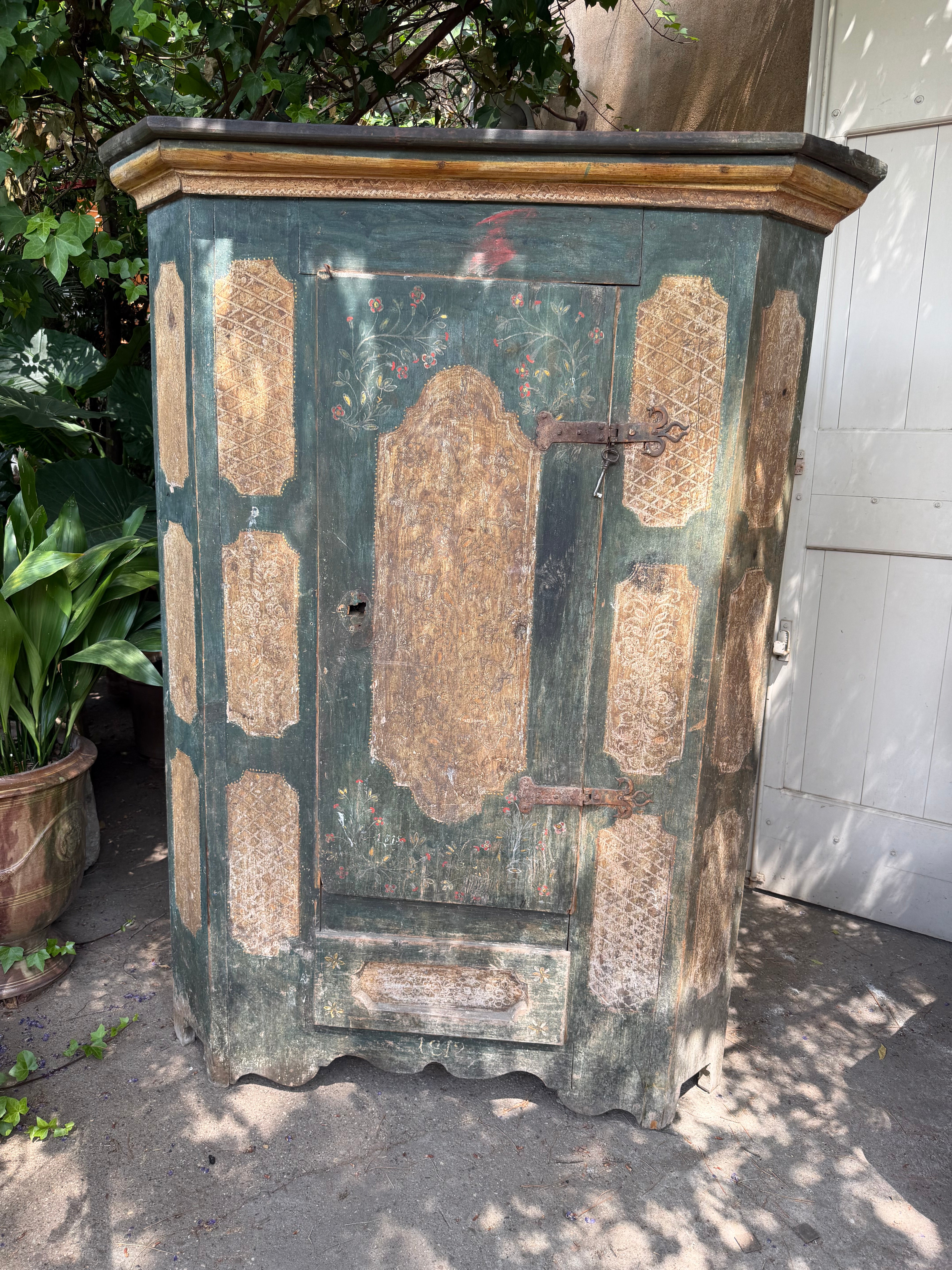 French Alps Wedding Armoire c1812