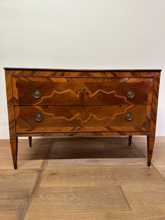 Italian 19th Century Mahogany Chest - Pair Available