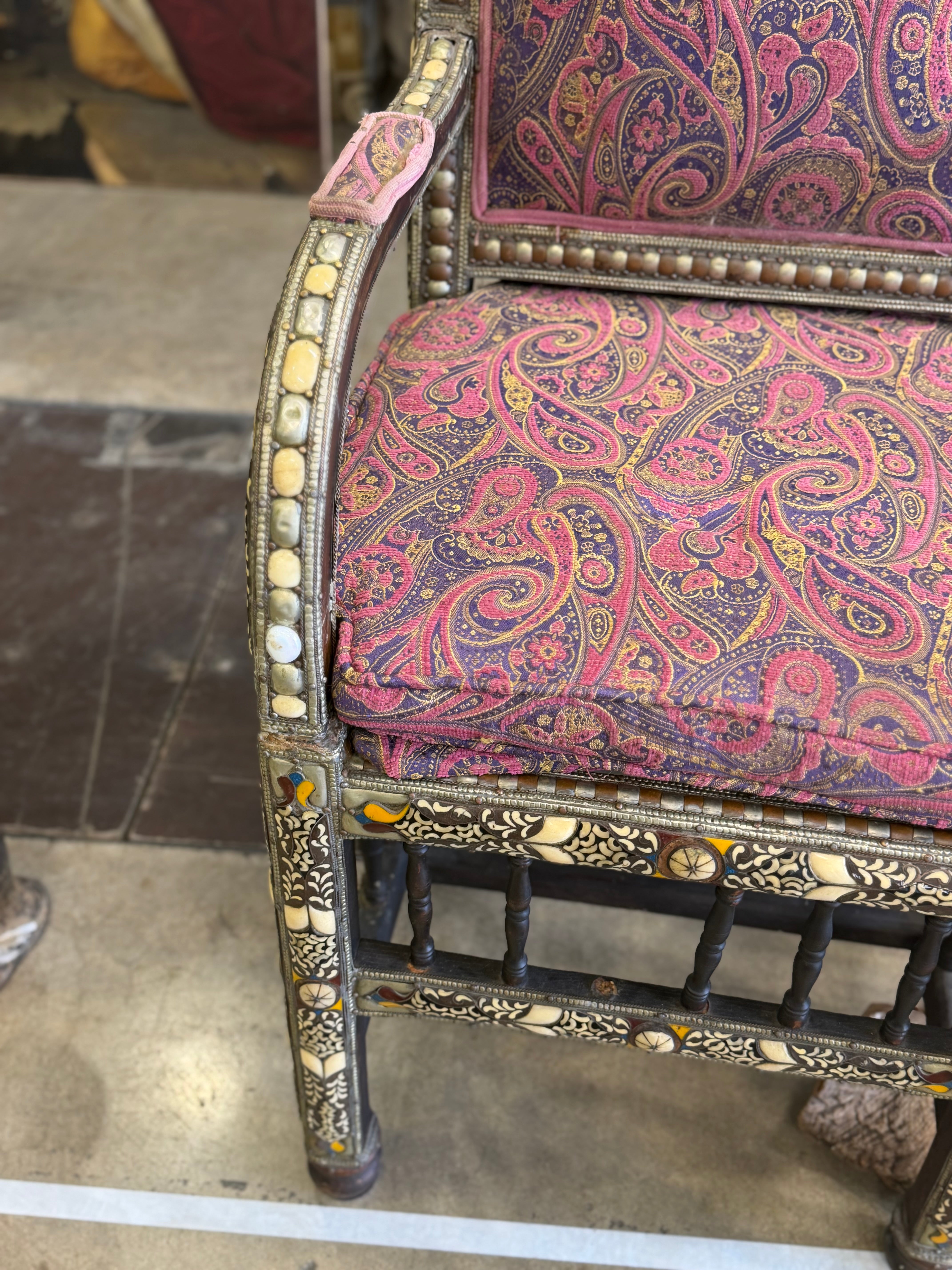 Spanish Inlaid Chair