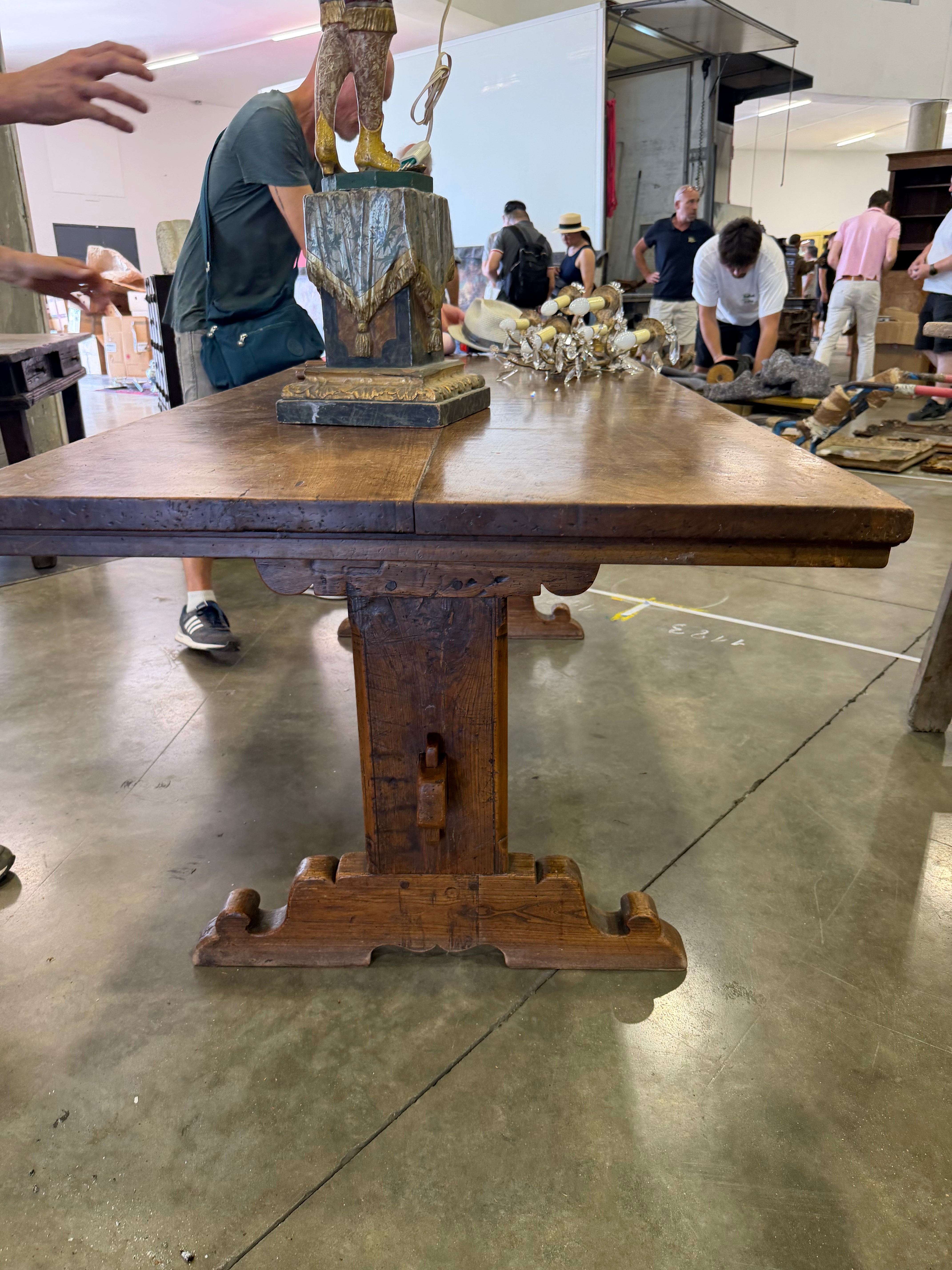 Tuscan Walnut Farm Table  - Late 19th Century
